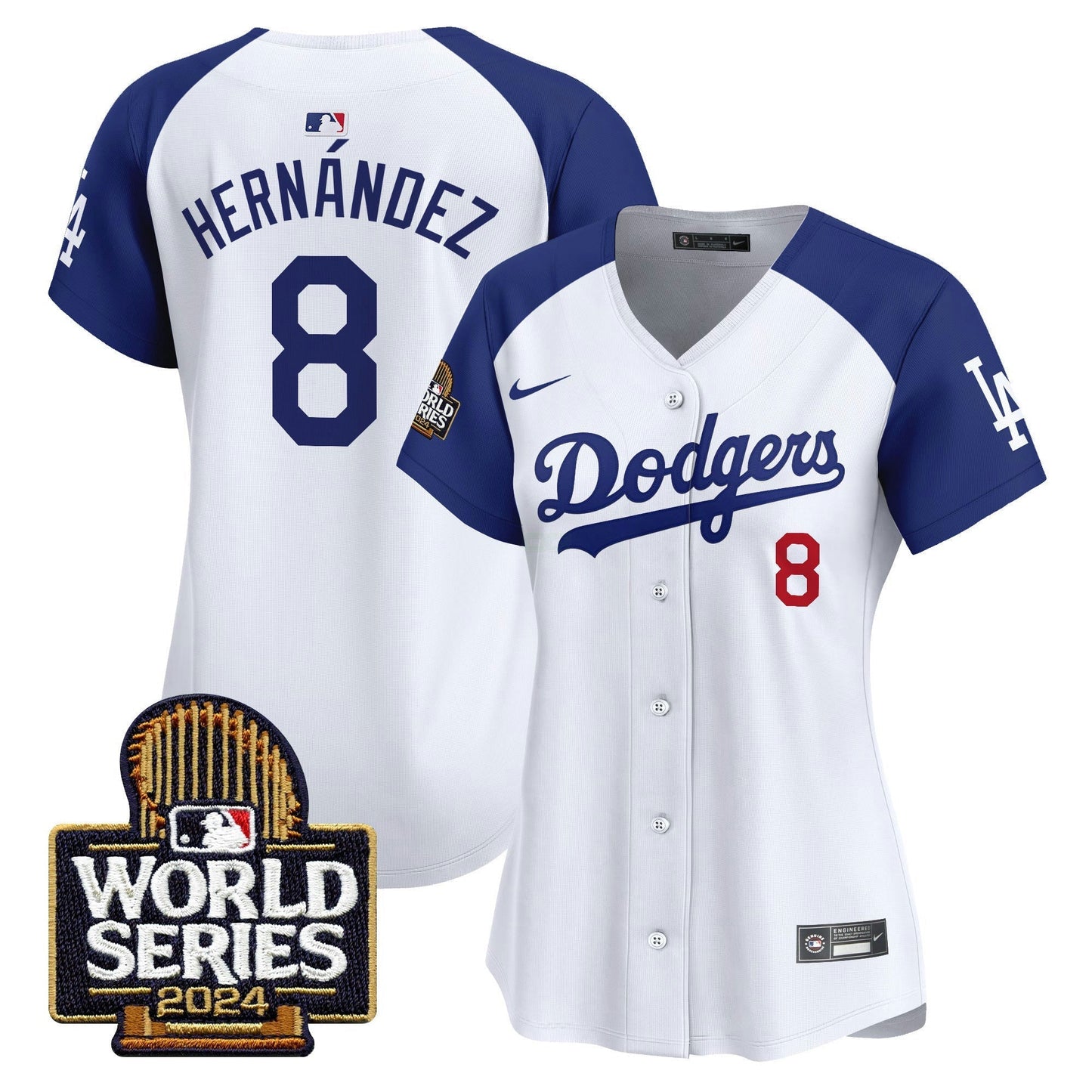 Camisa MLB Los Angeles Dodgers Women’s 2024 World Series Vapor Premier Limited Jersey
