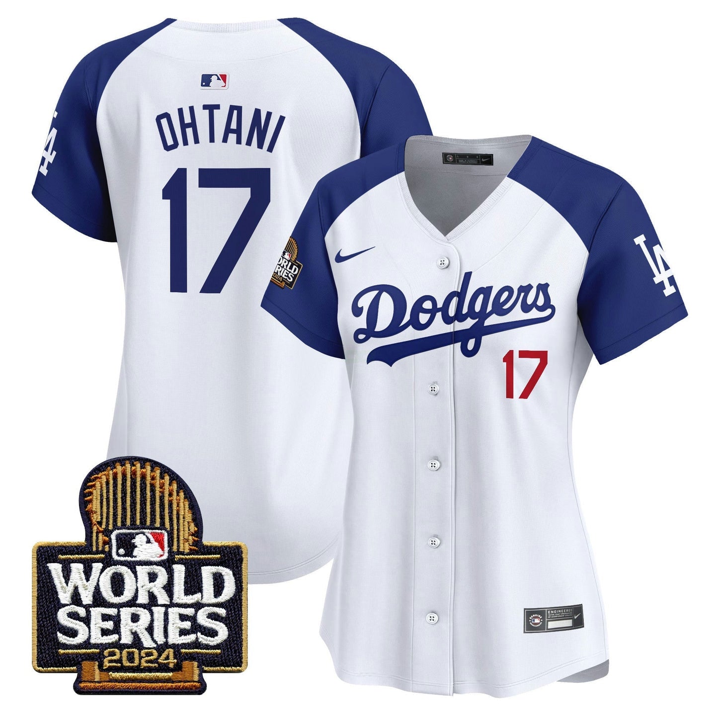 Camisa MLB Los Angeles Dodgers Women’s 2024 World Series Vapor Premier Limited Jersey