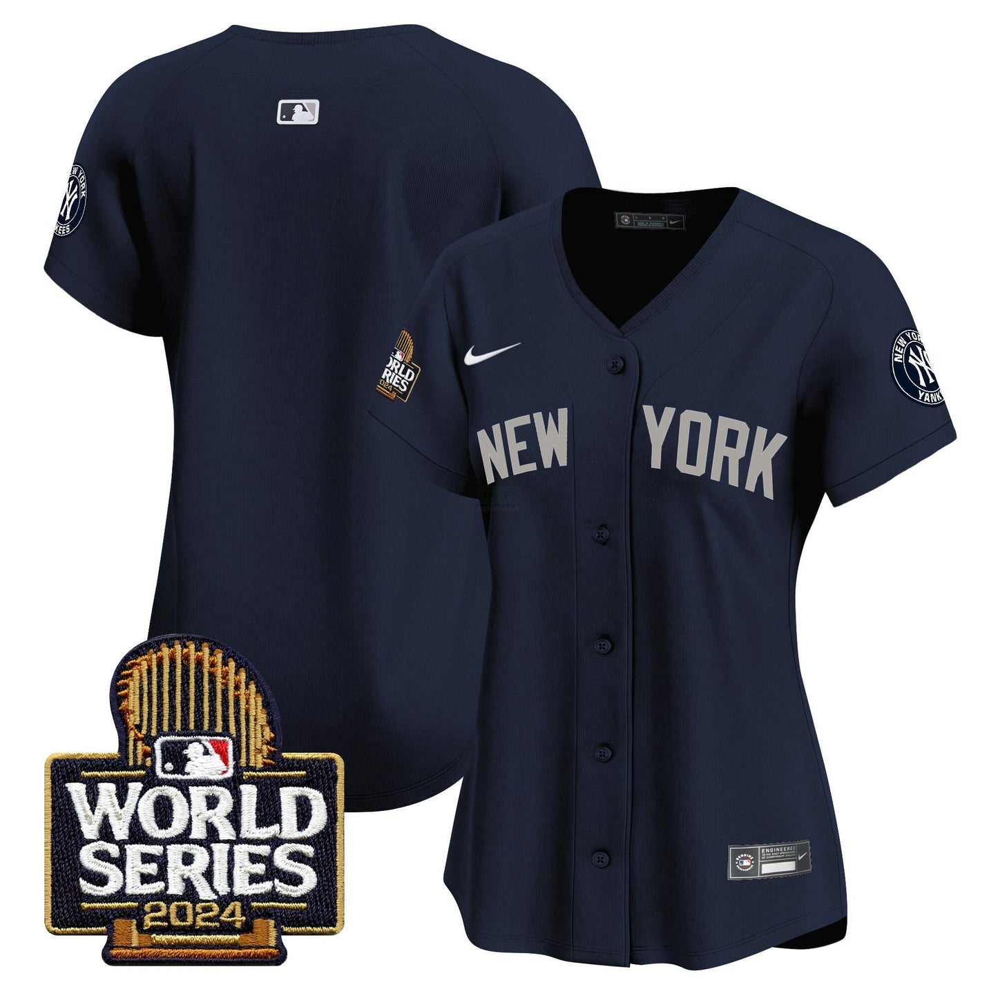 Camisa MLB New York Yankees Women’s 2024 World Series Vapor Premier Limited Jersey