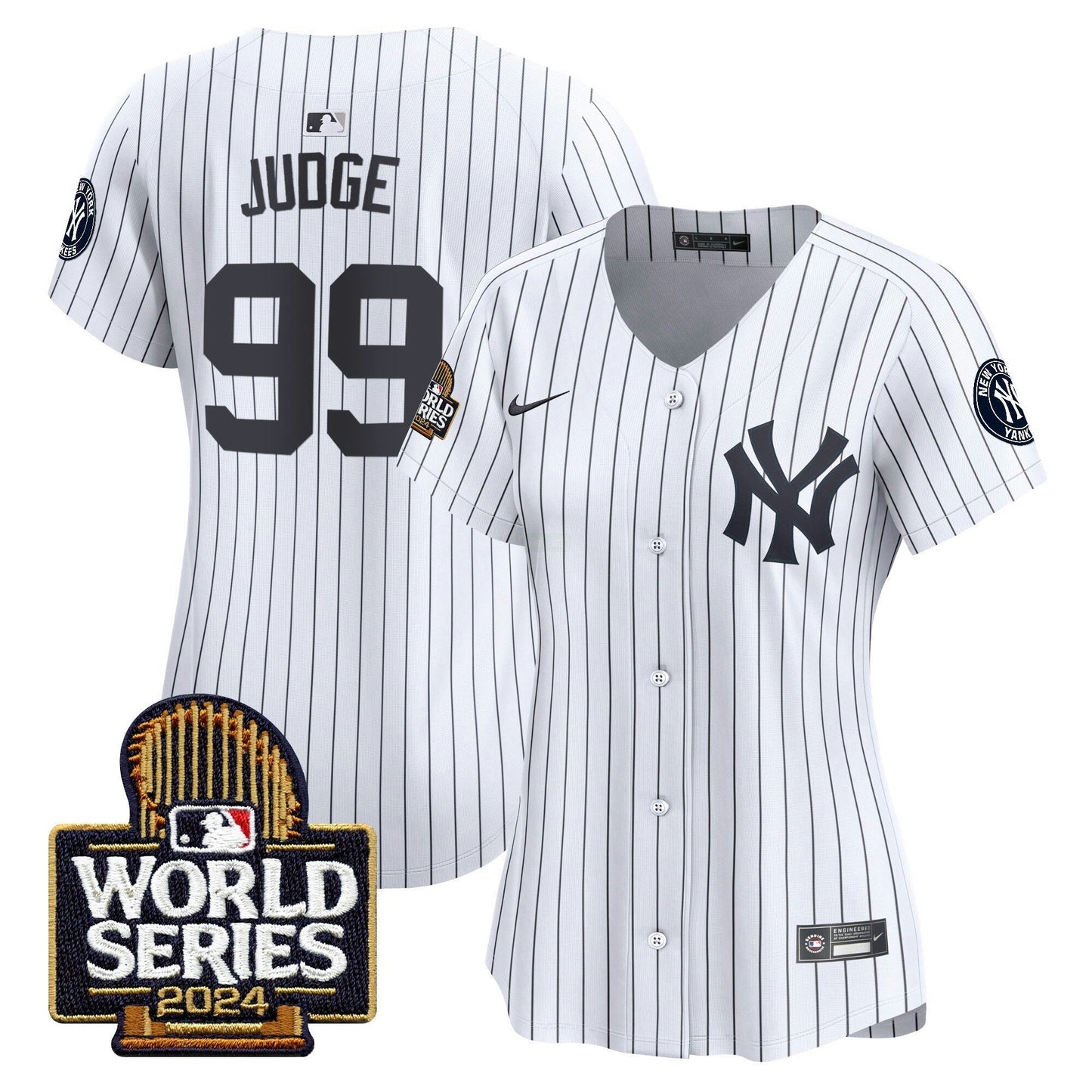 Camisa MLB New York Yankees Women’s 2024 World Series Vapor Premier Limited Jersey