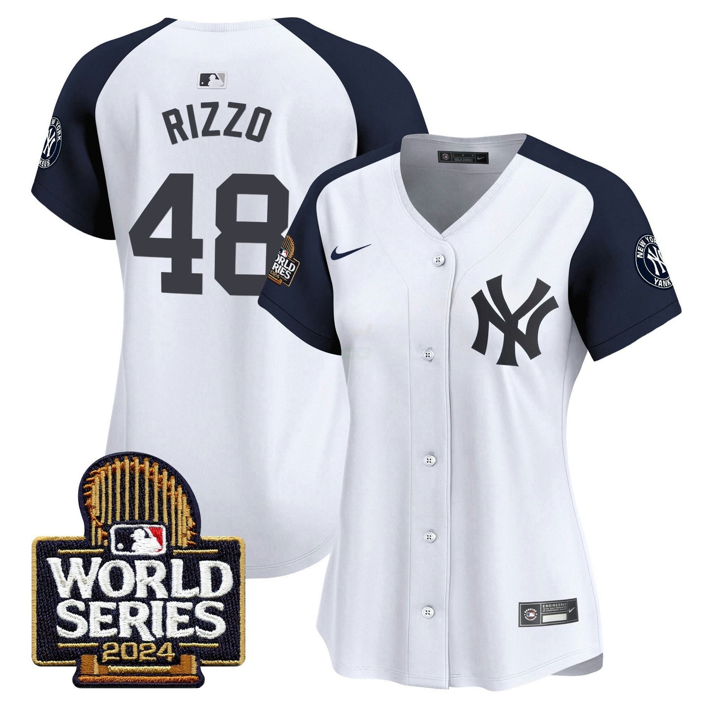 Camisa MLB New York Yankees Women’s 2024 World Series Vapor Premier Limited Jersey