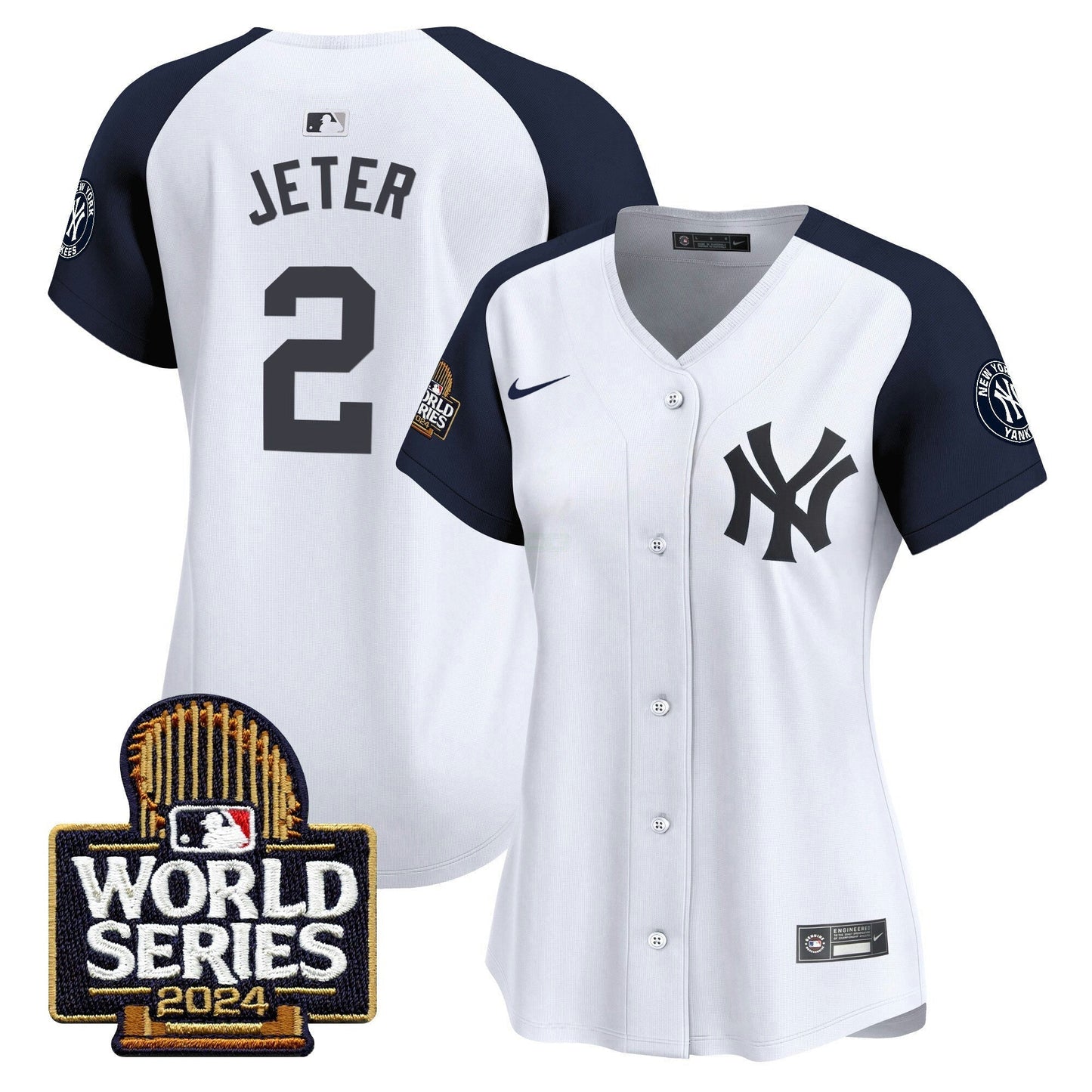 Camisa MLB New York Yankees Women’s 2024 World Series Vapor Premier Limited Jersey
