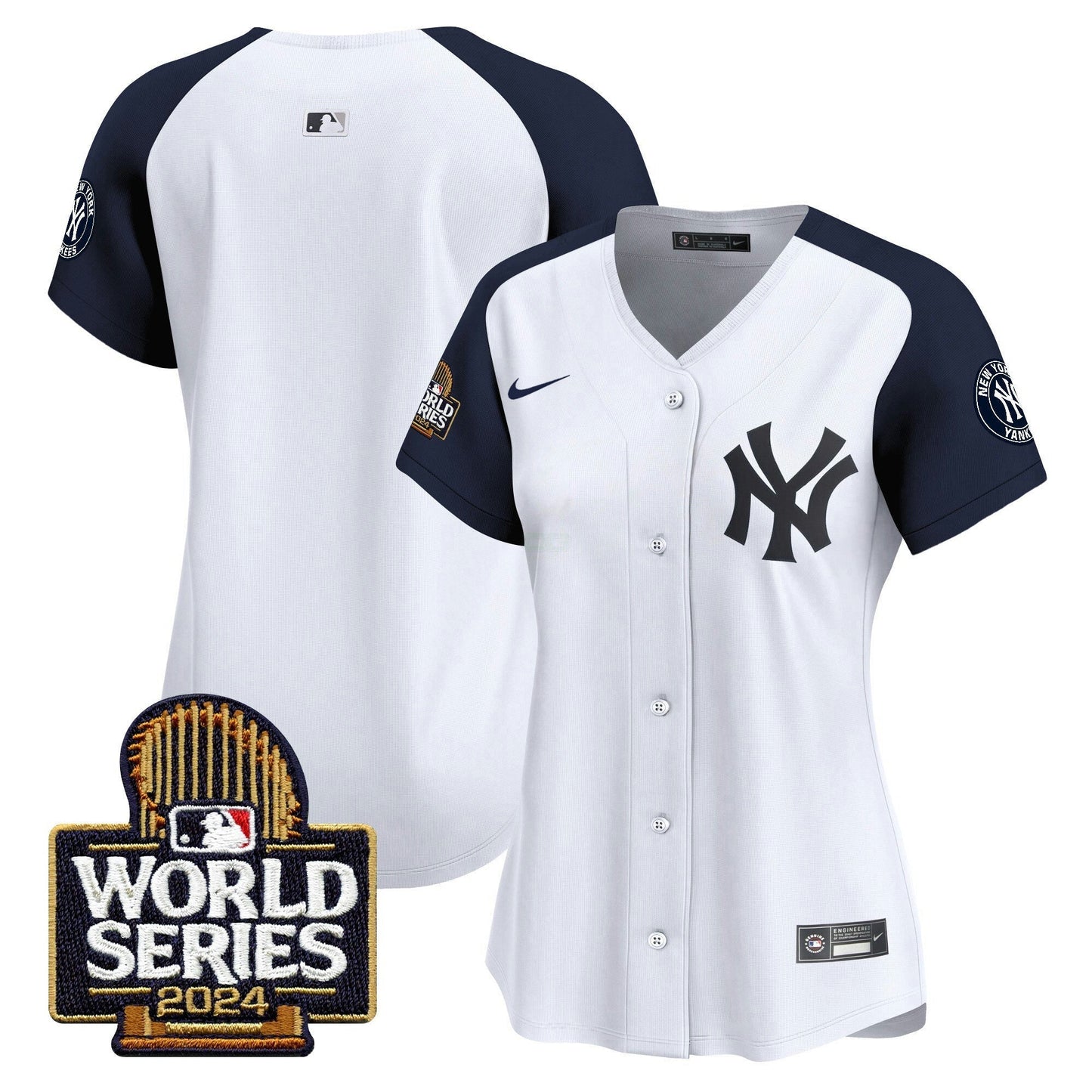 Camisa MLB New York Yankees Women’s 2024 World Series Vapor Premier Limited Jersey