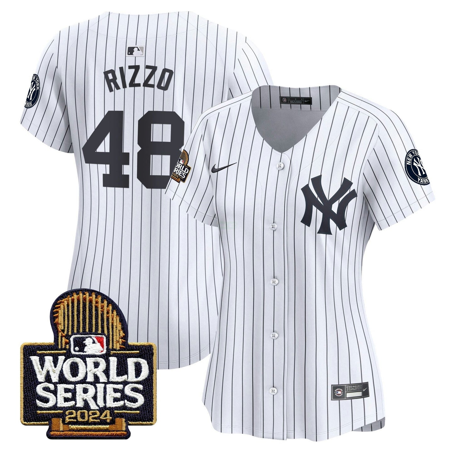 Camisa MLB New York Yankees Women’s 2024 World Series Vapor Premier Limited Jersey