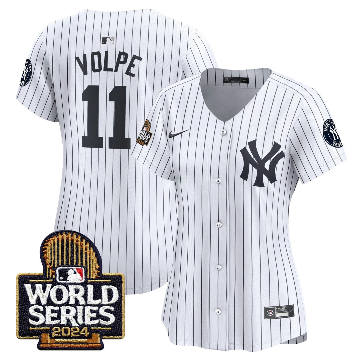 Camisa MLB New York Yankees Women’s 2024 World Series Vapor Premier Limited Jersey