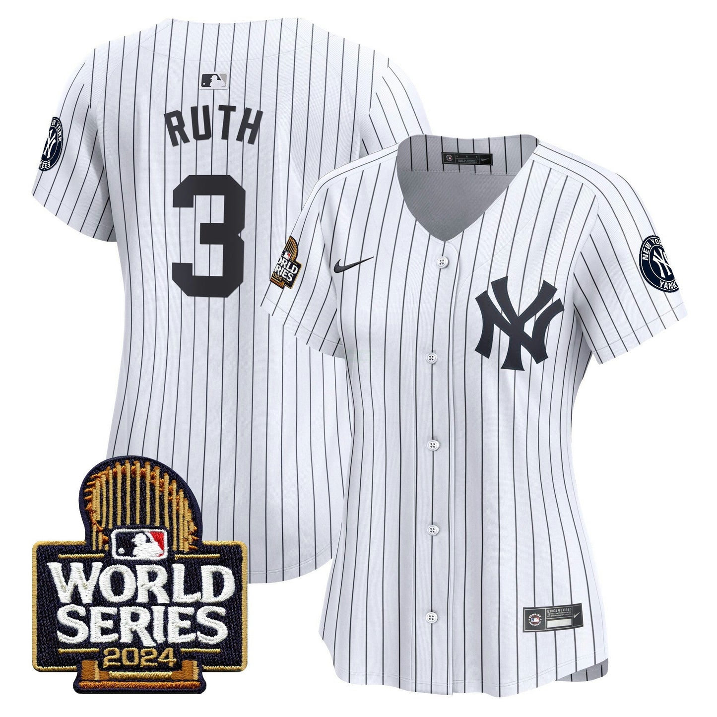 Camisa MLB New York Yankees Women’s 2024 World Series Vapor Premier Limited Jersey