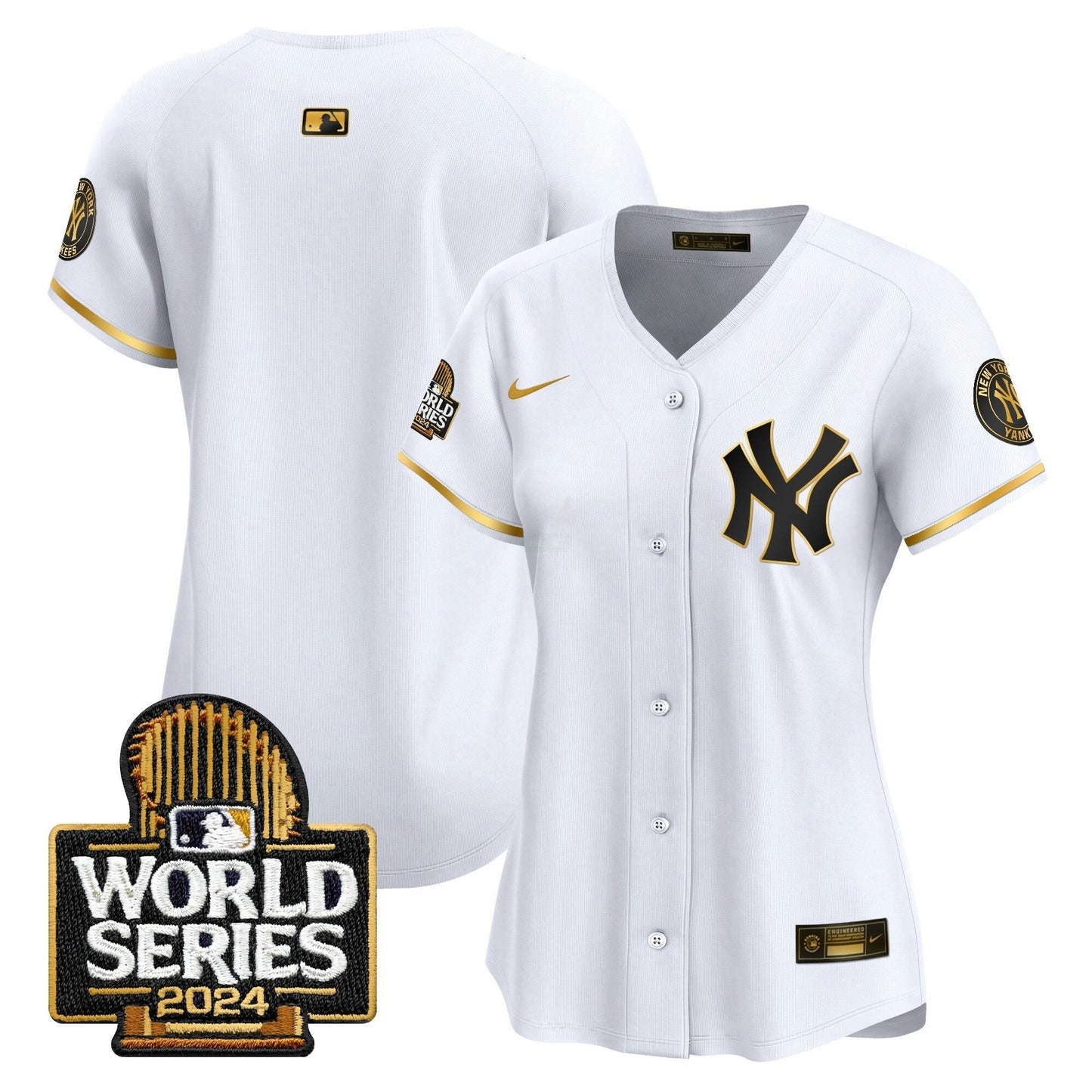 Camisa MLB New York Yankees Women’s 2024 World Series Vapor Premier Limited Jersey
