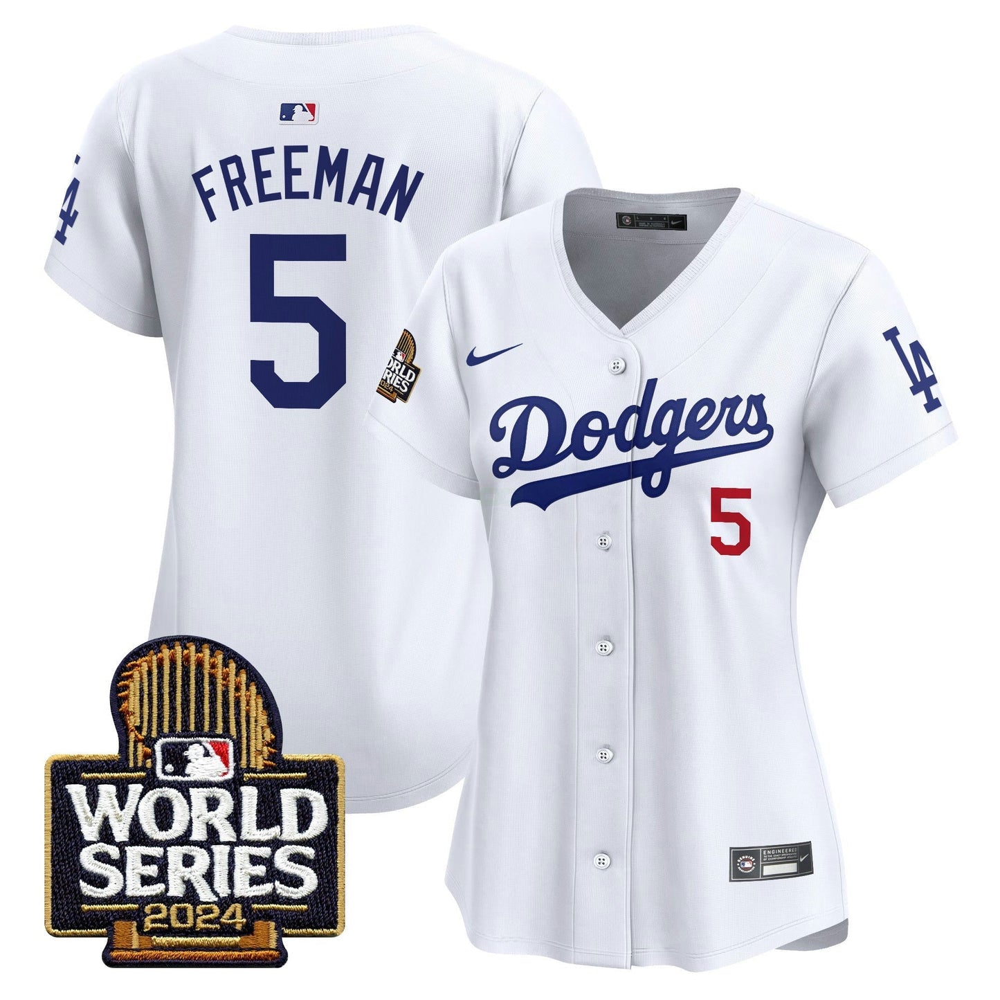 Camisa MLB Los Angeles Dodgers Women’s 2024 World Series Vapor Premier Limited Jersey