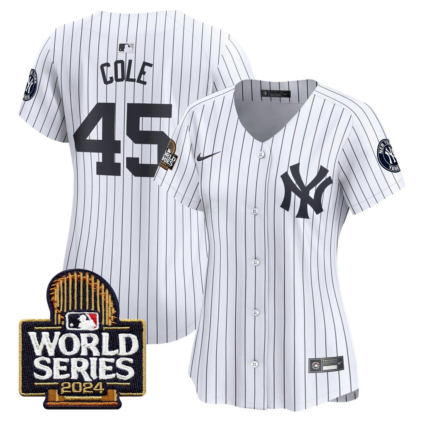 Camisa MLB New York Yankees Women’s 2024 World Series Vapor Premier Limited Jersey