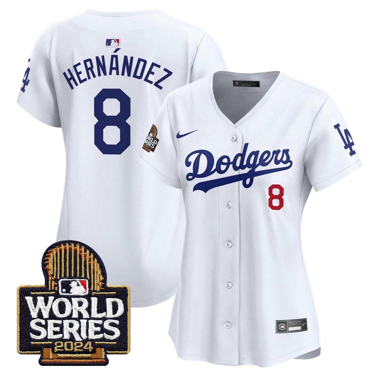 Camisa MLB Los Angeles Dodgers Women’s 2024 World Series Vapor Premier Limited Jersey
