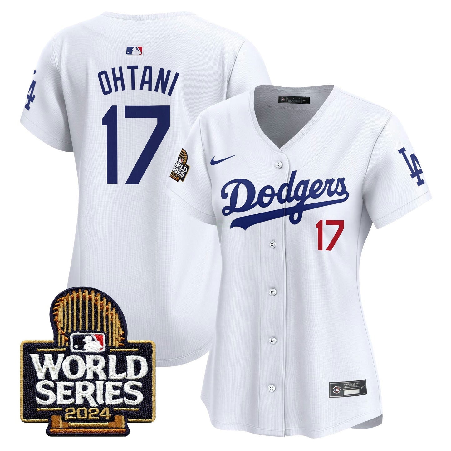 Camisa MLB Los Angeles Dodgers Women’s 2024 World Series Vapor Premier Limited Jersey