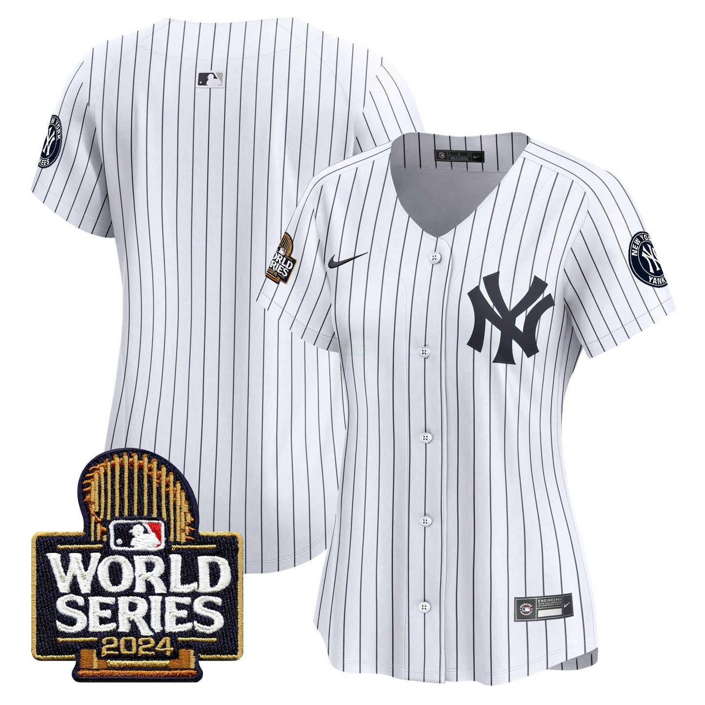 Camisa MLB New York Yankees Women’s 2024 World Series Vapor Premier Limited Jersey