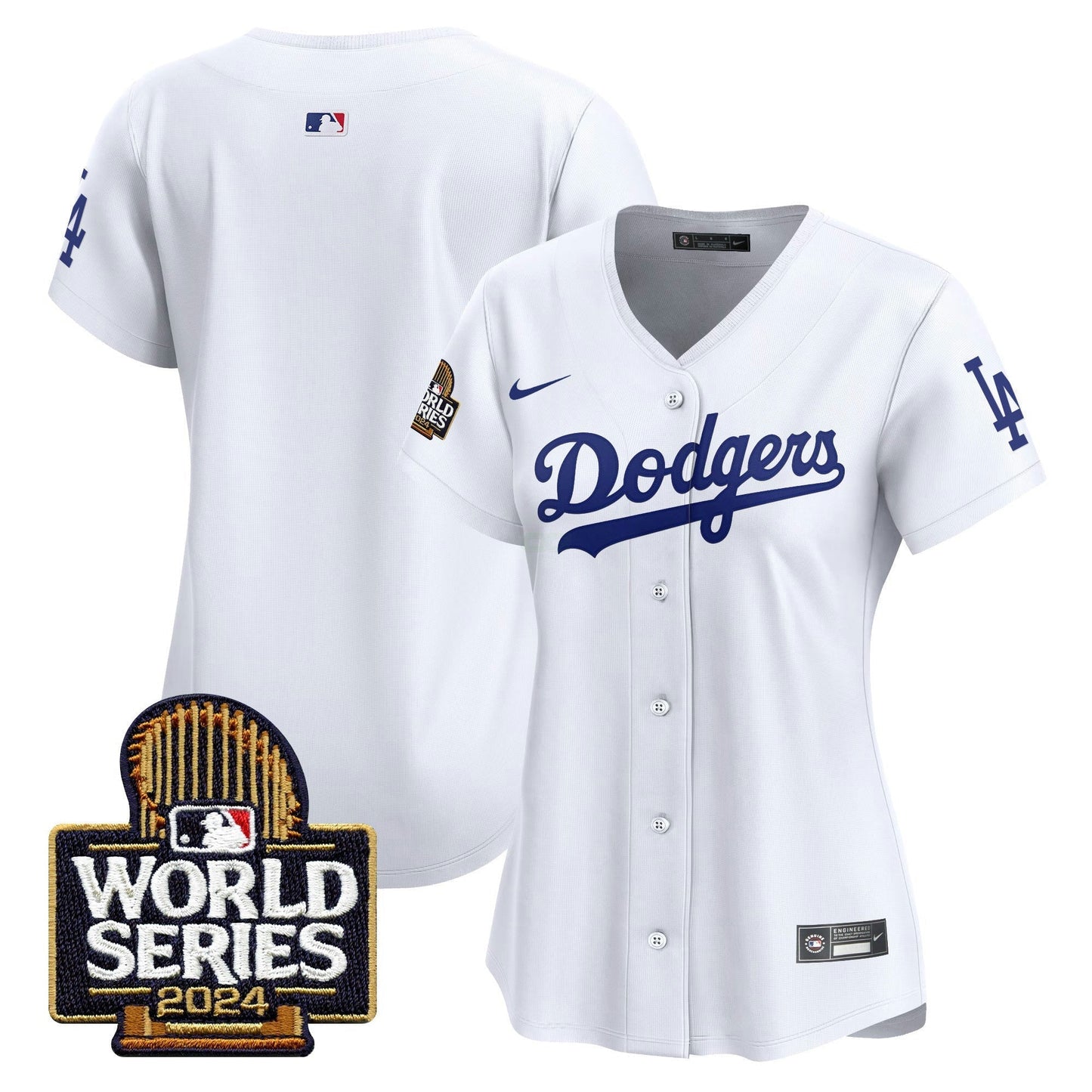 Camisa MLB Los Angeles Dodgers Women’s 2024 World Series Vapor Premier Limited Jersey