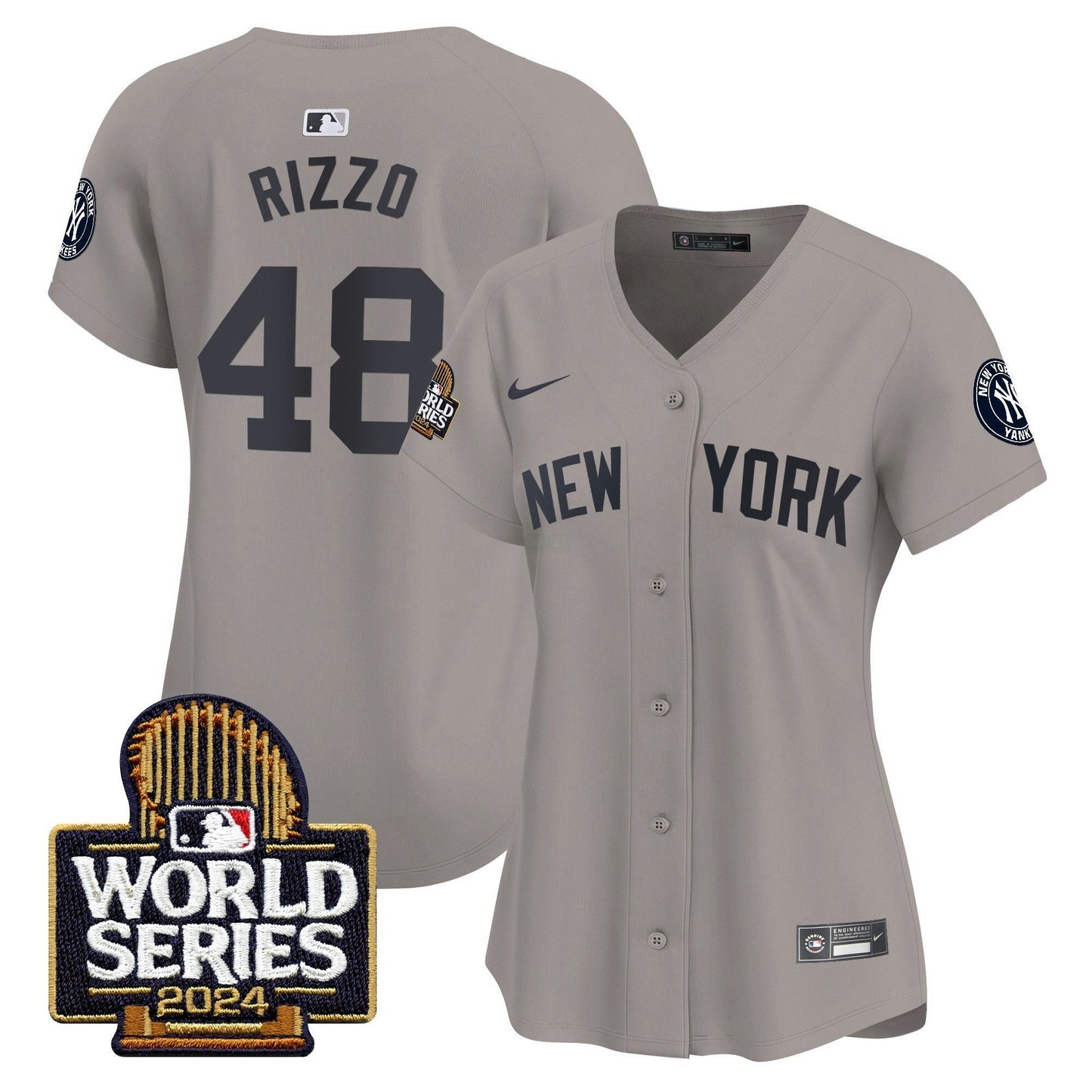 Camisa MLB New York Yankees Women’s 2024 World Series Vapor Premier Limited Jersey