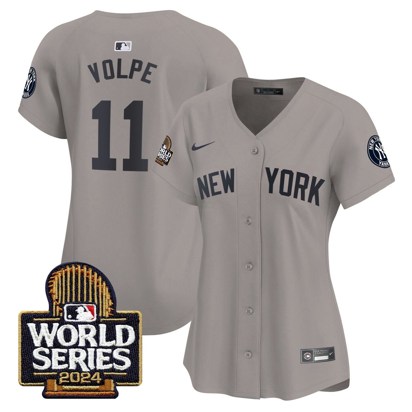 Camisa MLB New York Yankees Women’s 2024 World Series Vapor Premier Limited Jersey