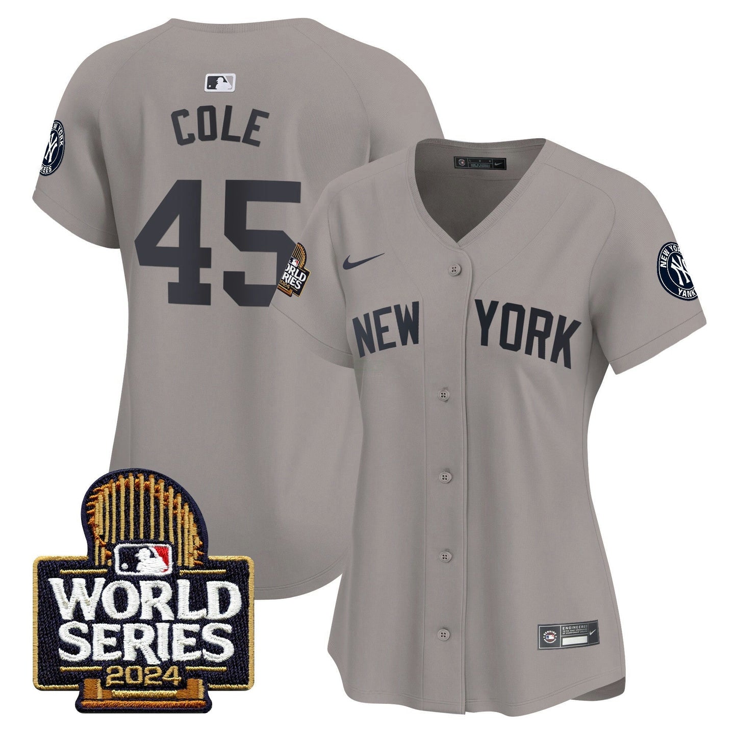 Camisa MLB New York Yankees Women’s 2024 World Series Vapor Premier Limited Jersey