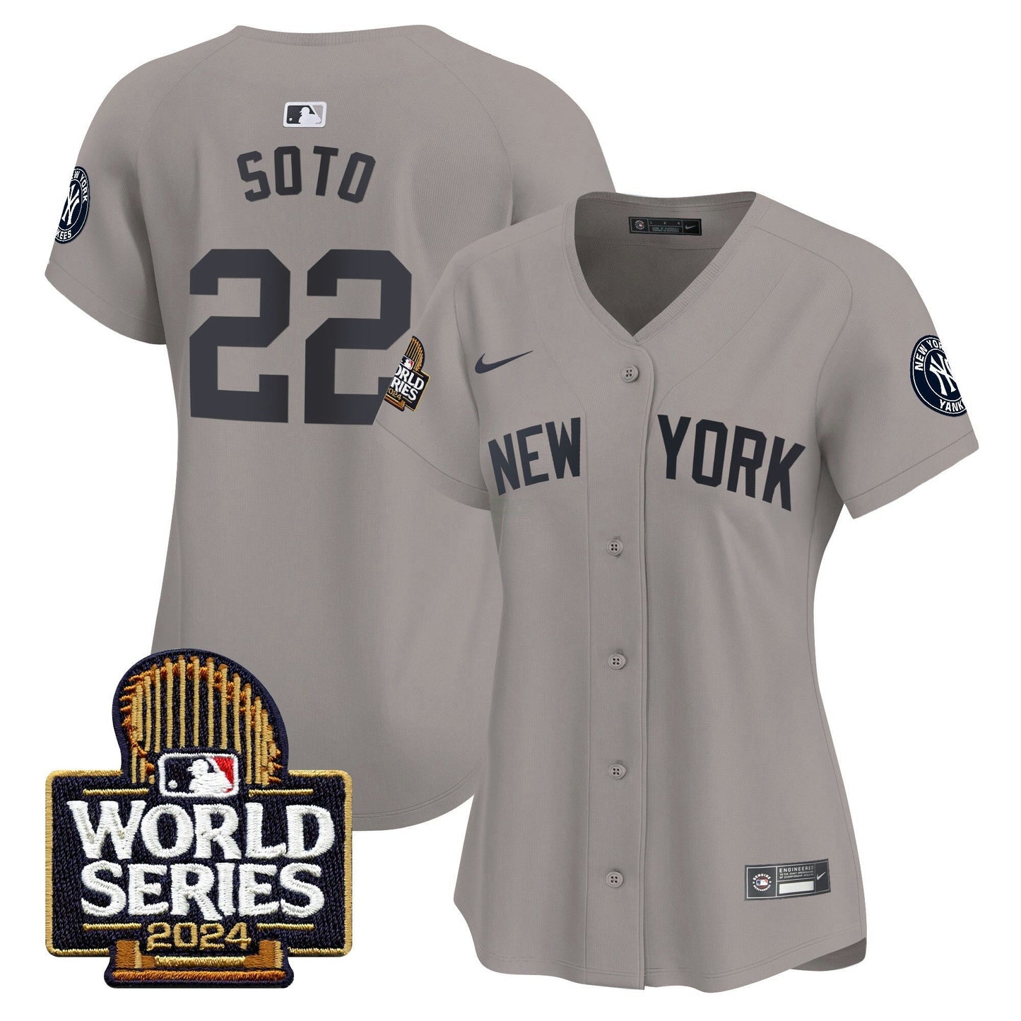 Camisa MLB New York Yankees Women’s 2024 World Series Vapor Premier Limited Jersey
