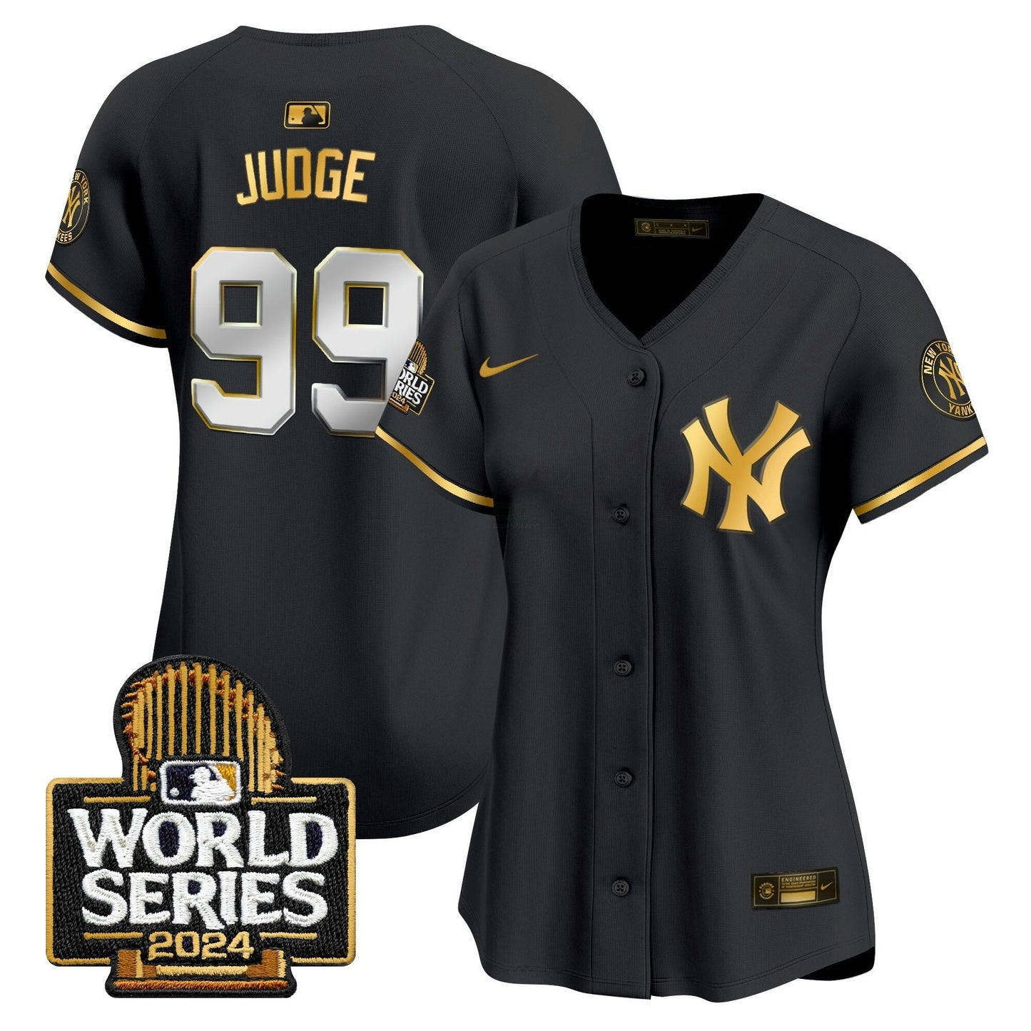 Camisa MLB New York Yankees Women’s 2024 World Series Vapor Premier Limited Jersey