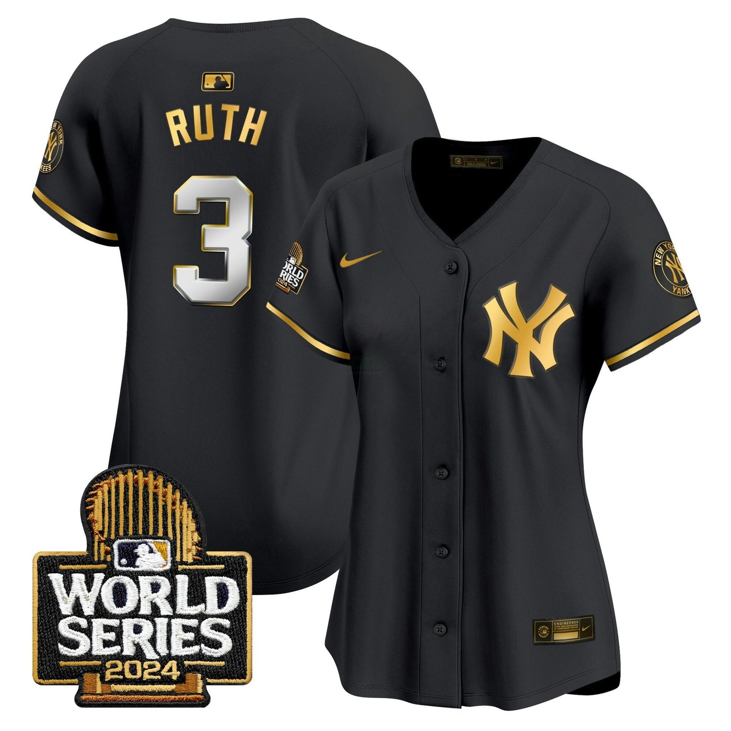 Camisa MLB New York Yankees Women’s 2024 World Series Vapor Premier Limited Jersey