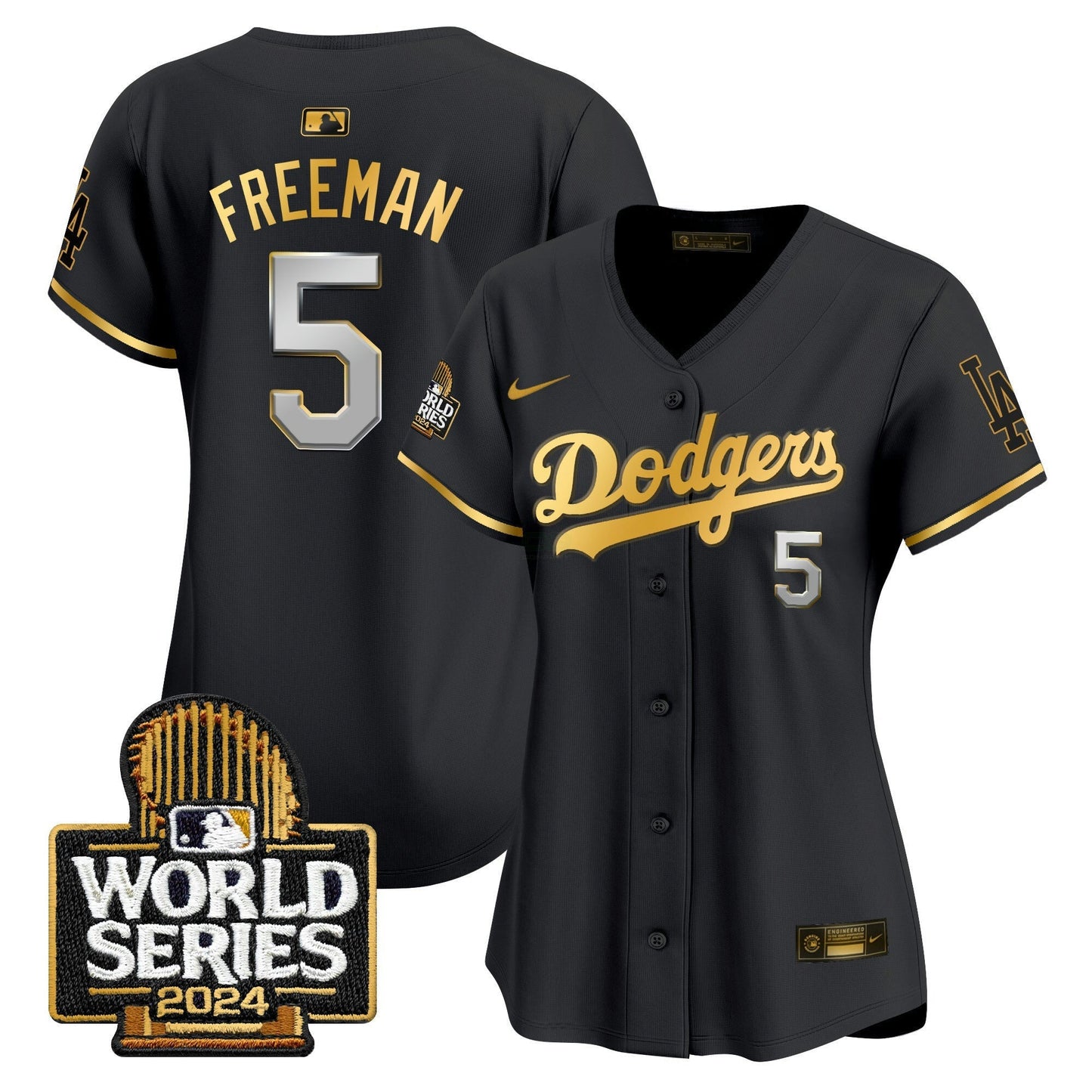 Camisa MLB Los Angeles Dodgers Women’s 2024 World Series Vapor Premier Limited Jersey
