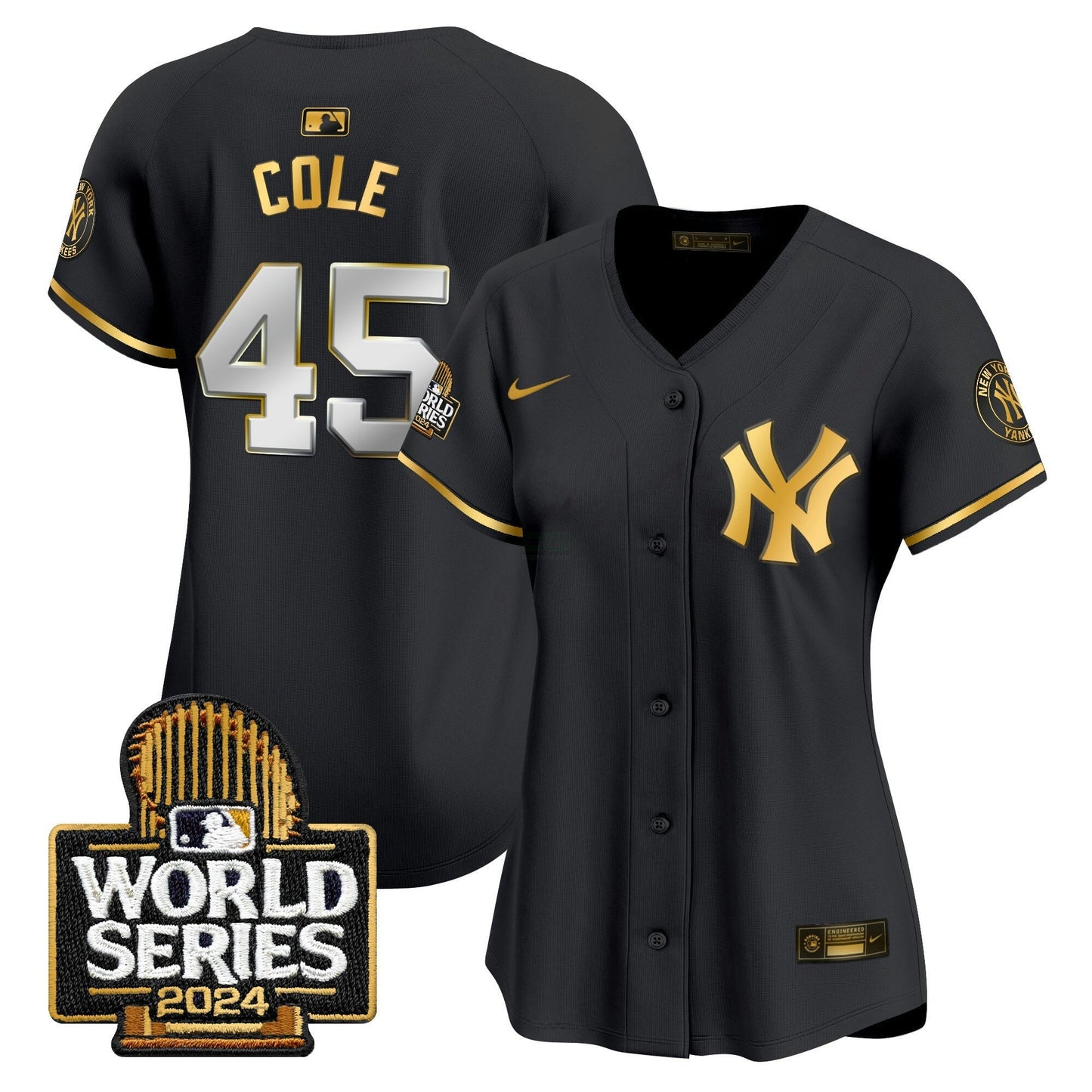 Camisa MLB New York Yankees Women’s 2024 World Series Vapor Premier Limited Jersey