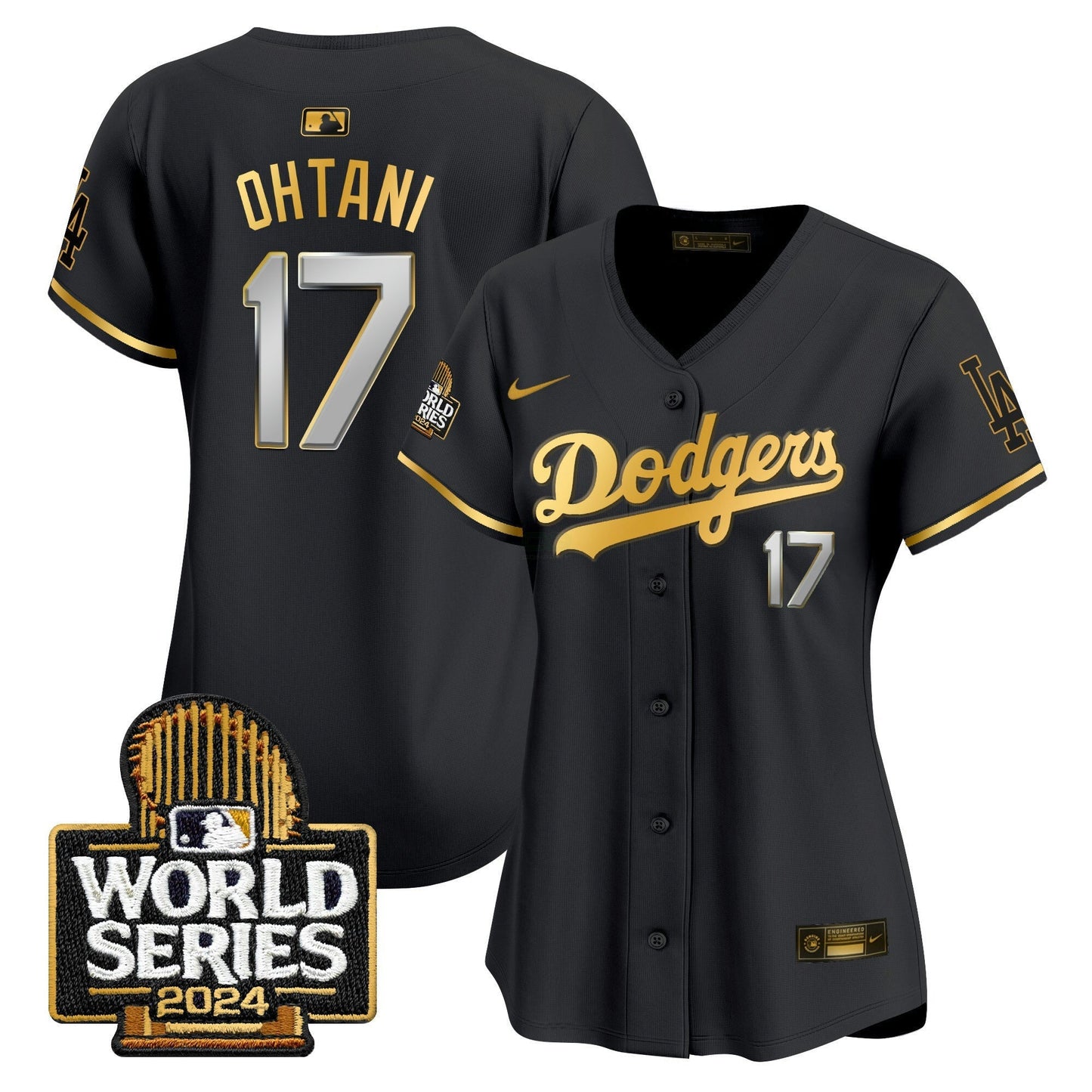 Camisa MLB Los Angeles Dodgers Women’s 2024 World Series Vapor Premier Limited Jersey