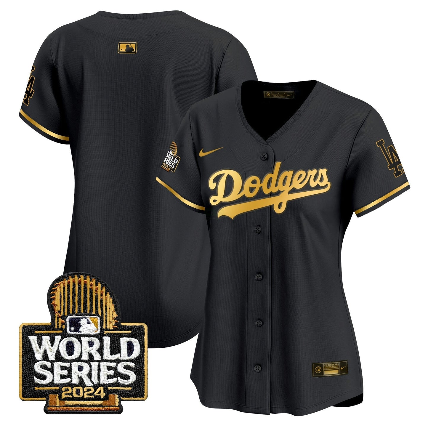 Camisa MLB Los Angeles Dodgers Women’s 2024 World Series Vapor Premier Limited Jersey