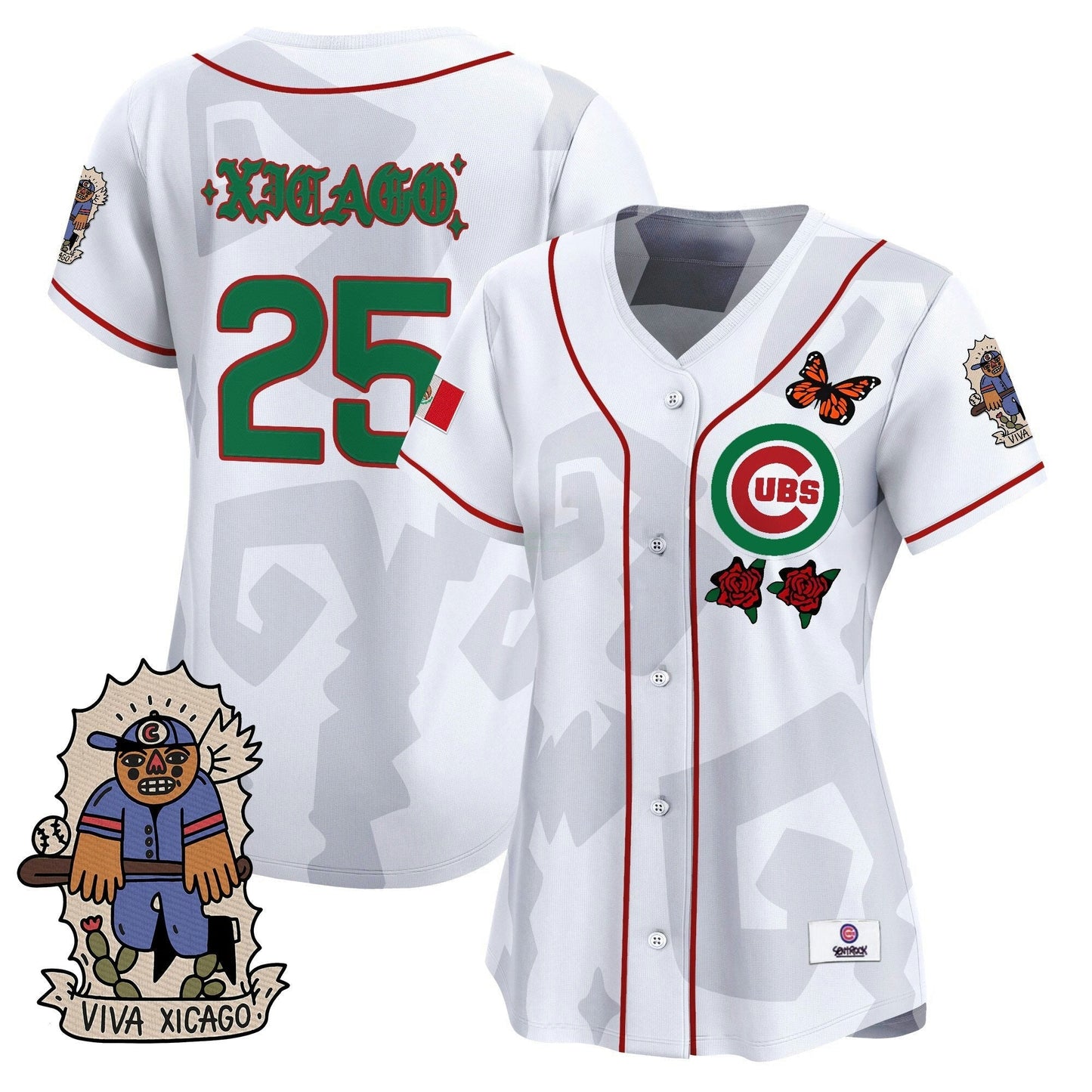 Camisa MLB Women’s 2025 Chicago Mexican Heritage Vapor Premier Limited Jersey – Stitched