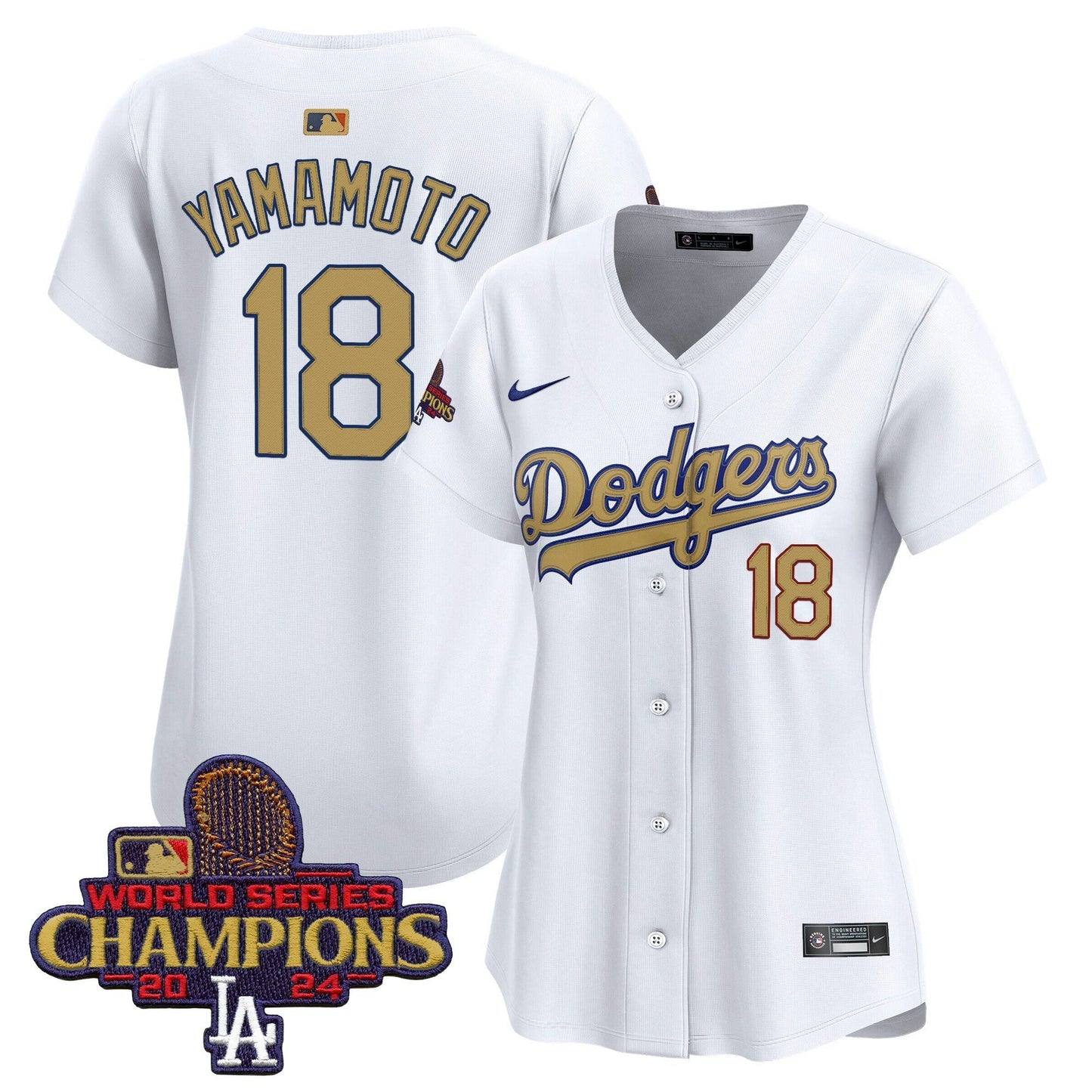 Camisa MLB Women’s 2025 Dourada Vapor Premier Limited Jersey