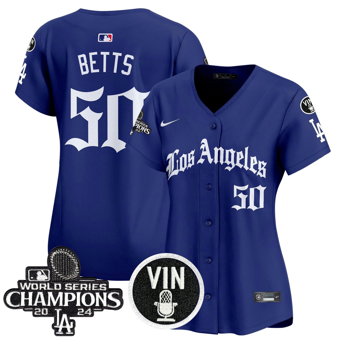 Camisa MLB Women’s 2025 LA Gothic Style Vapor Premier Limited Jersey