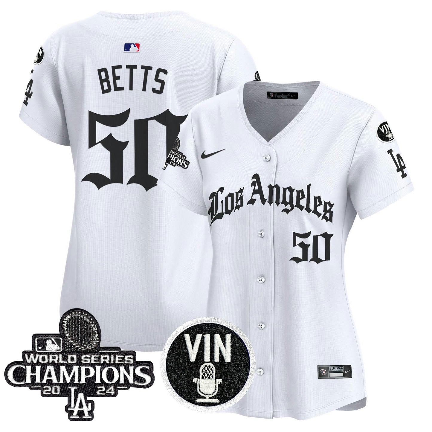 Camisa MLB Women’s 2025 LA Gothic Style Vapor Premier Limited Jersey
