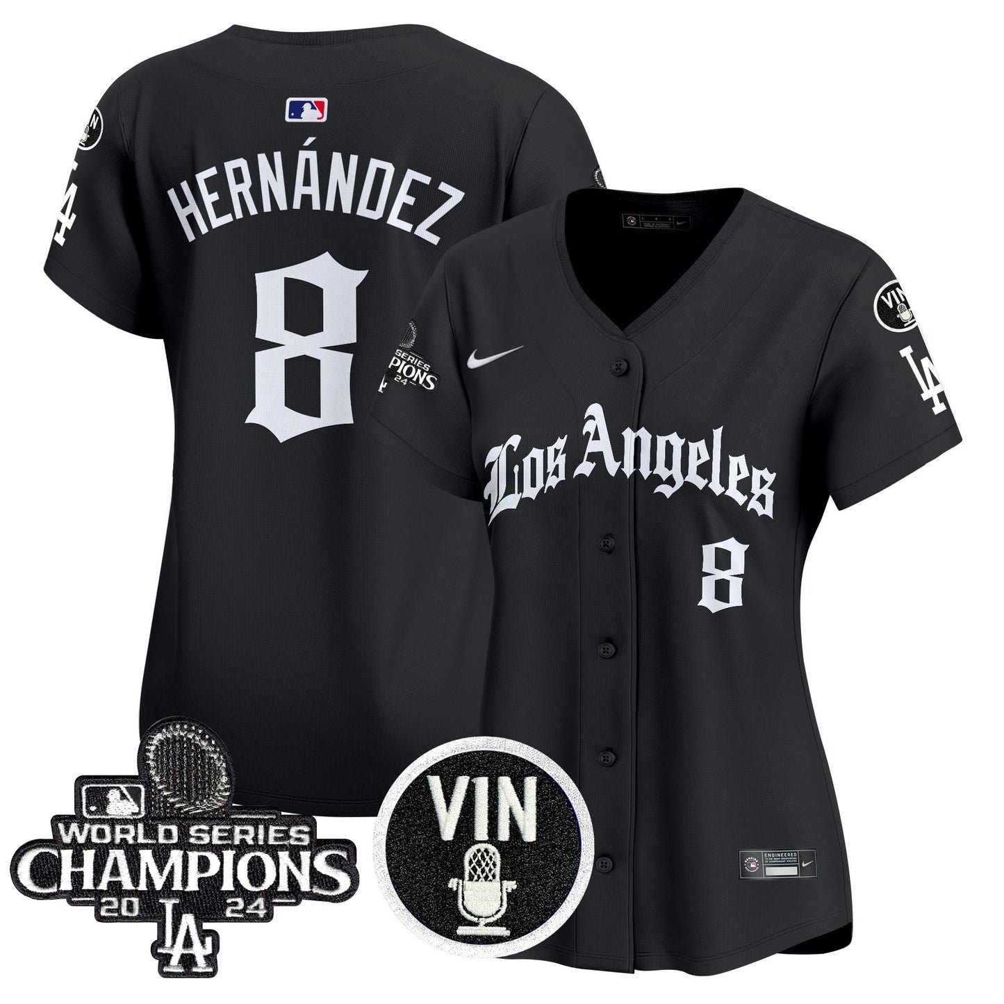 Camisa MLB Women’s 2025 LA Gothic Style Vapor Premier Limited Jersey