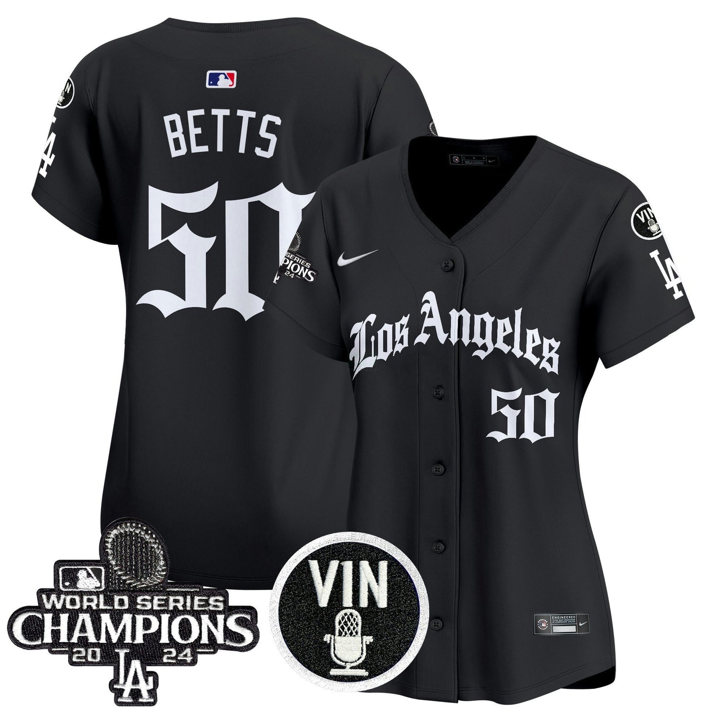 Camisa MLB Women’s 2025 LA Gothic Style Vapor Premier Limited Jersey