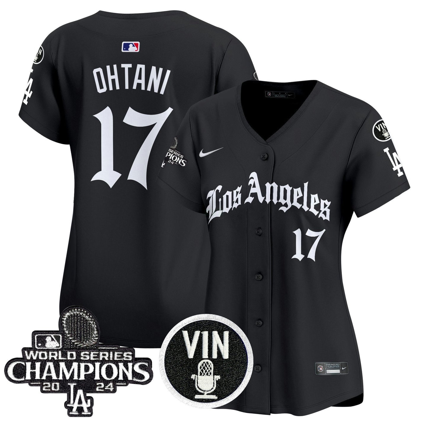 Camisa MLB Women’s 2025 LA Gothic Style Vapor Premier Limited Jersey