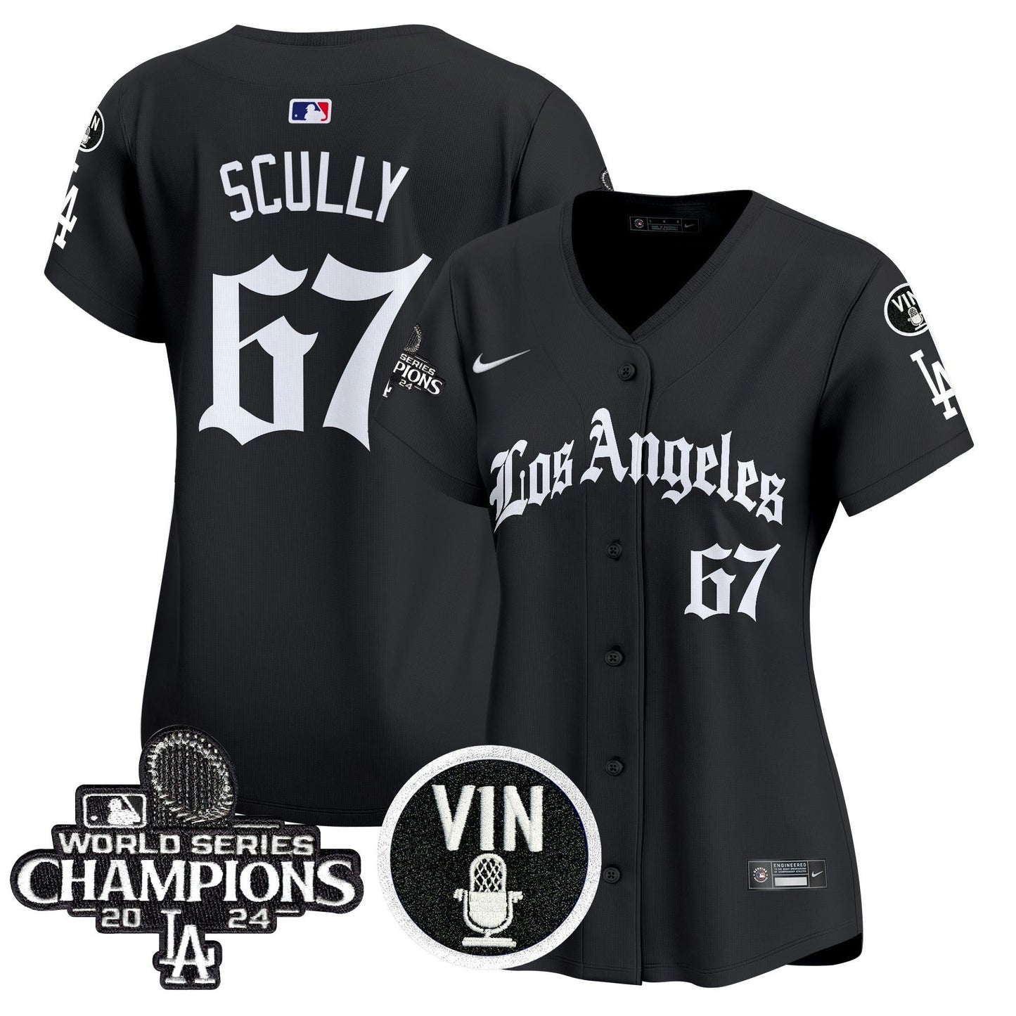 Camisa MLB Women’s 2025 LA Gothic Style Vapor Premier Limited Jersey