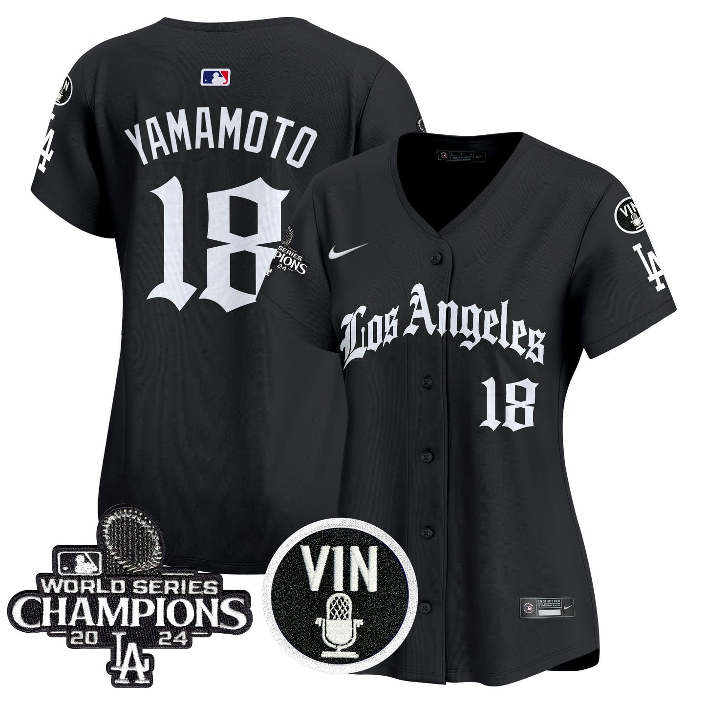 Camisa MLB Women’s 2025 LA Gothic Style Vapor Premier Limited Jersey