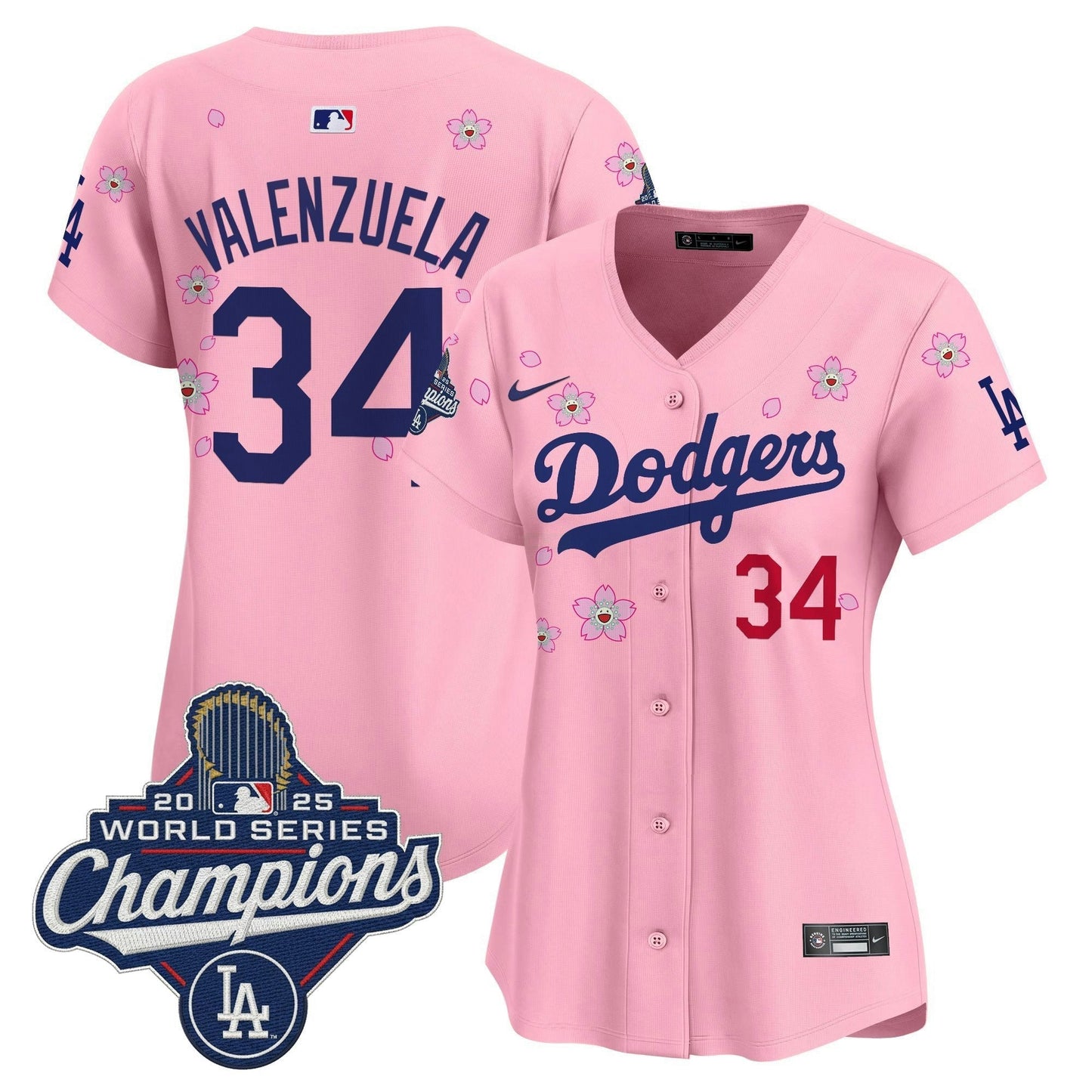 Camisa MLB Women’s 2025 World Series Champions x Tokyo Series Vapor Premier Limited Jersey – Stitched