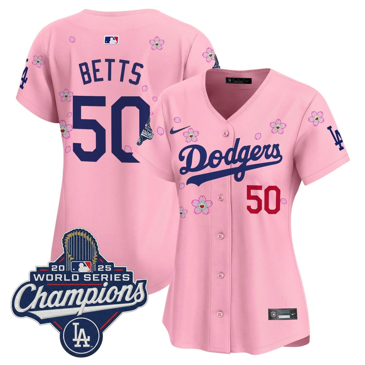 Camisa MLB Women’s 2025 World Series Champions x Tokyo Series Vapor Premier Limited Jersey – Stitched