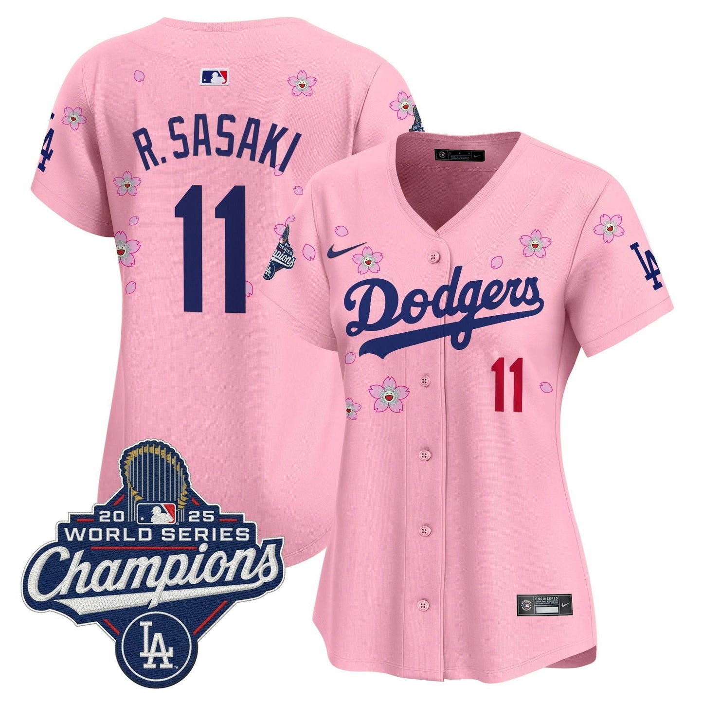 Camisa MLB Women’s 2025 World Series Champions x Tokyo Series Vapor Premier Limited Jersey – Stitched