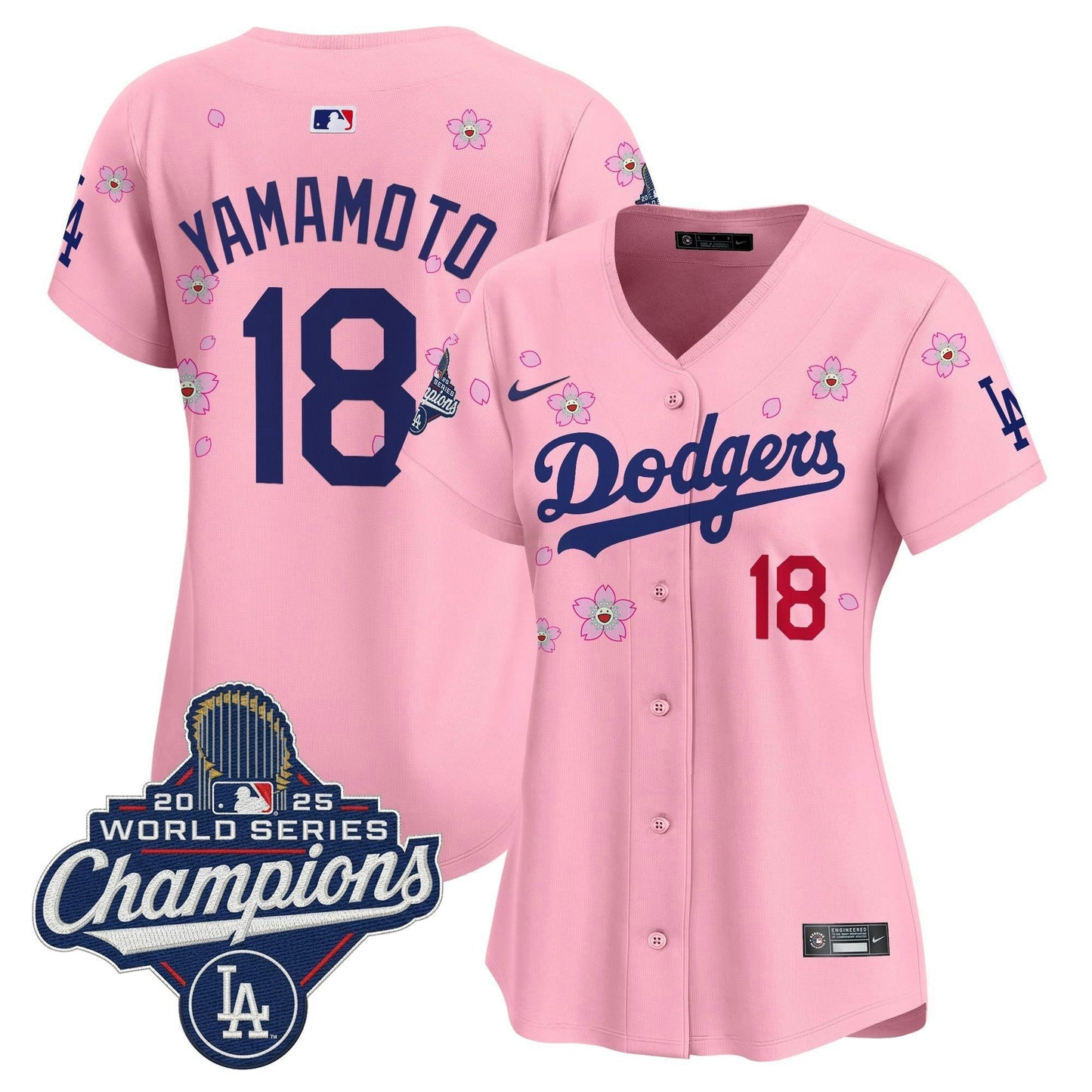 Camisa MLB Women’s 2025 World Series Champions x Tokyo Series Vapor Premier Limited Jersey – Stitched