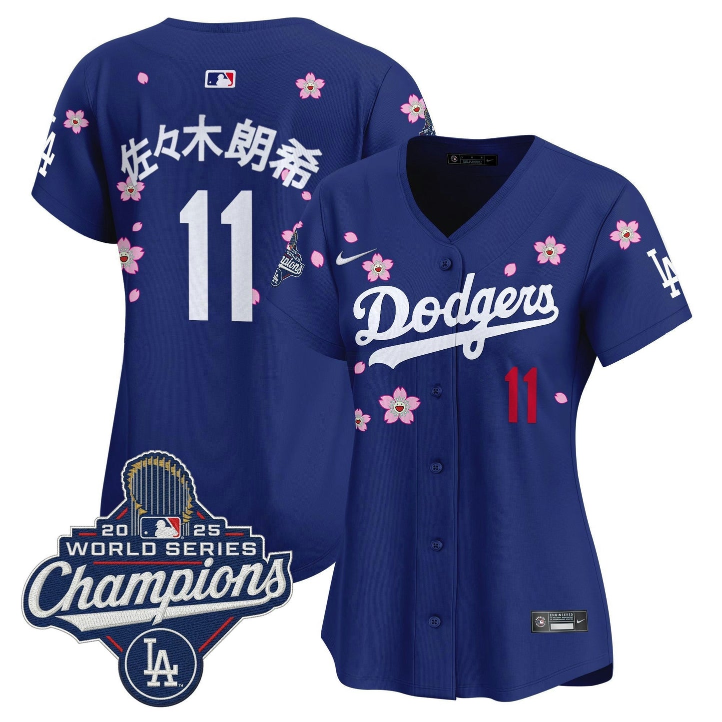 Camisa MLB Women’s 2025 World Series Champions x Tokyo Series Vapor Premier Limited Jersey – Stitched