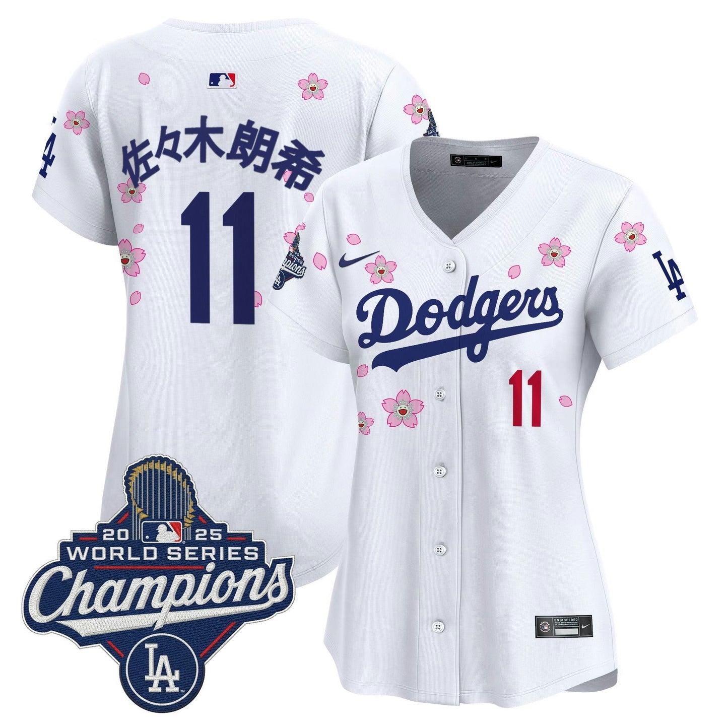 Camisa MLB Women’s 2025 World Series Champions x Tokyo Series Vapor Premier Limited Jersey – Stitched