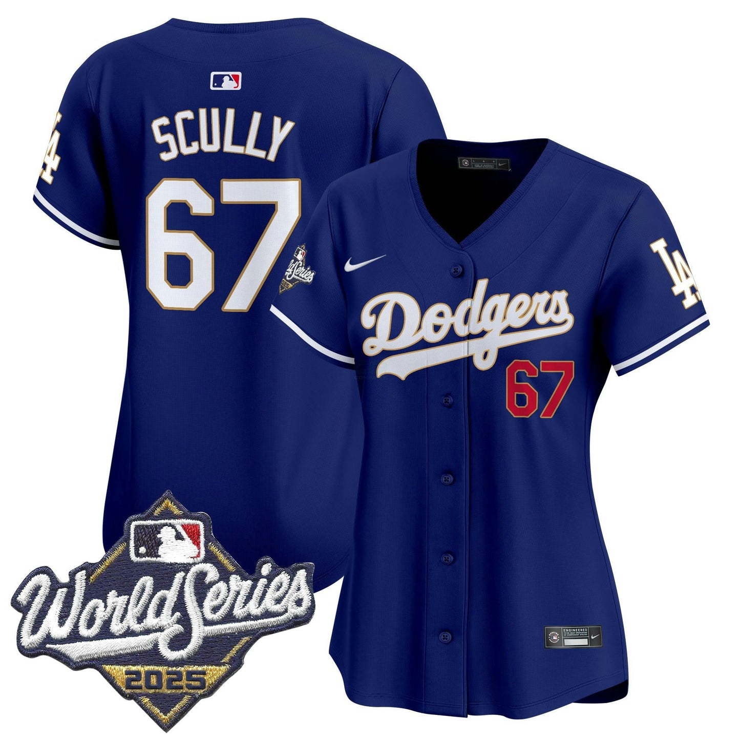 Camisa MLB Women’s 2025 World Series Dourada Trim Vapor Premier Limited Jersey