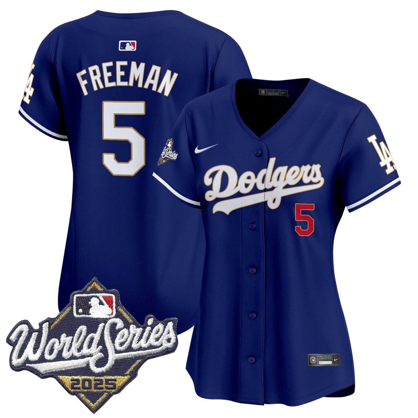 Camisa MLB Women’s 2025 World Series Dourada Trim Vapor Premier Limited Jersey
