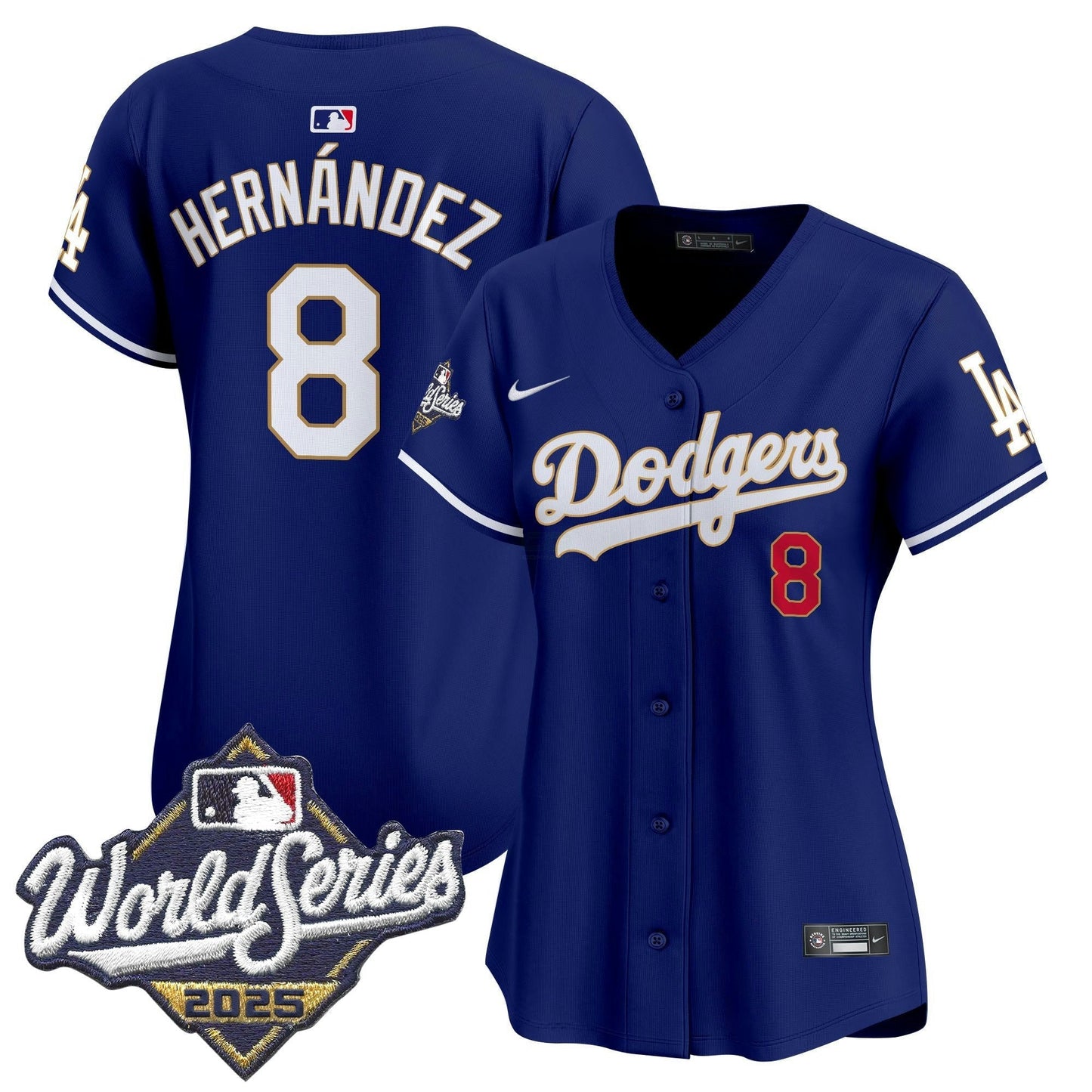 Camisa MLB Women’s 2025 World Series Dourada Trim Vapor Premier Limited Jersey