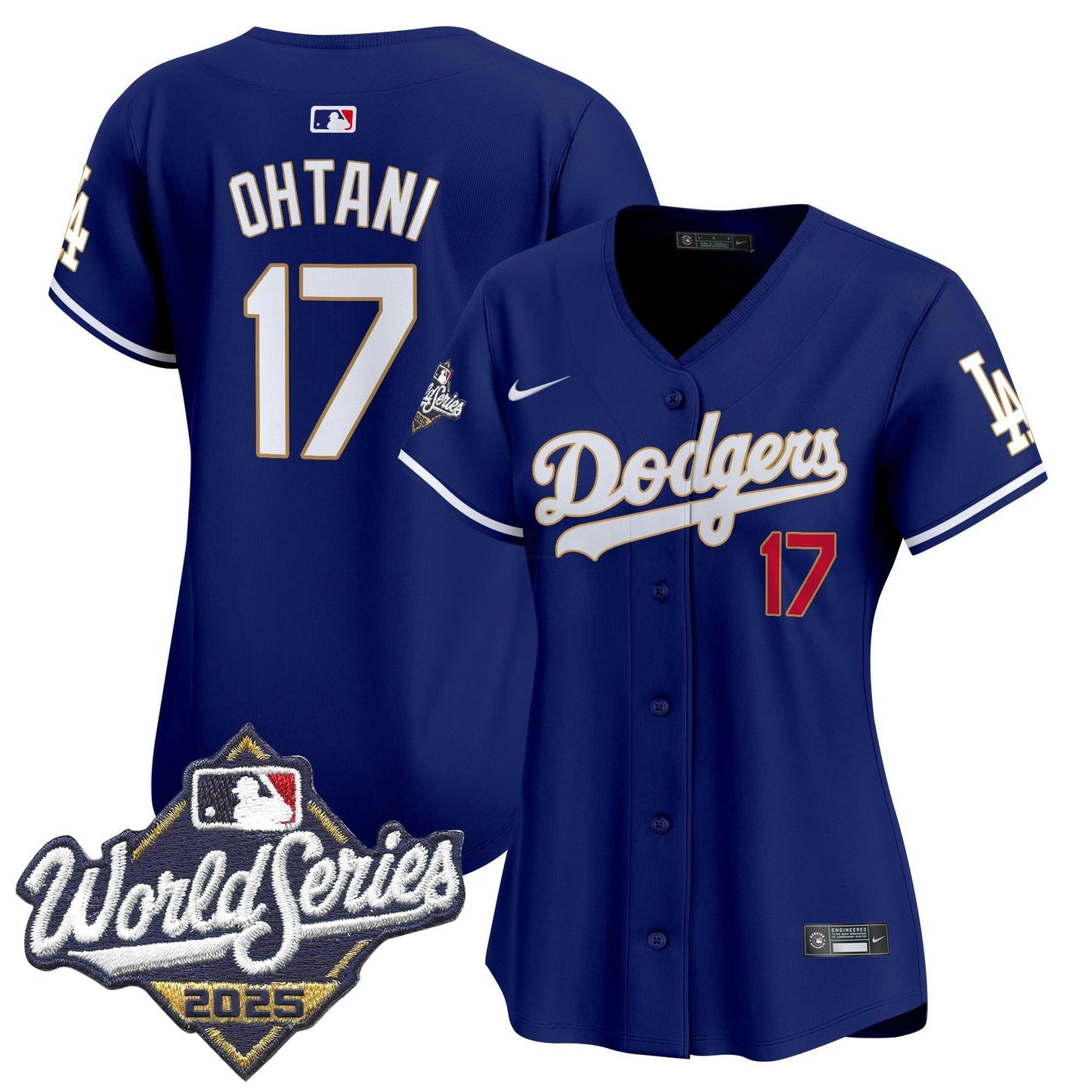 Camisa MLB Women’s 2025 World Series Dourada Trim Vapor Premier Limited Jersey