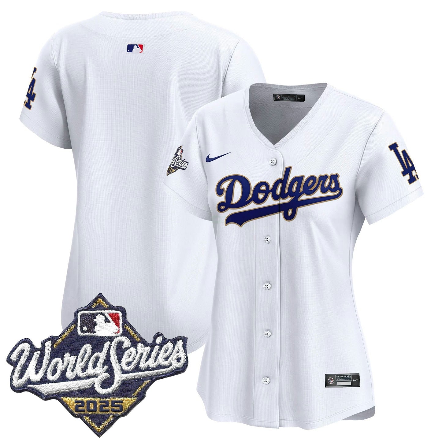 Camisa MLB Women’s 2025 World Series Dourada Trim Vapor Premier Limited Jersey