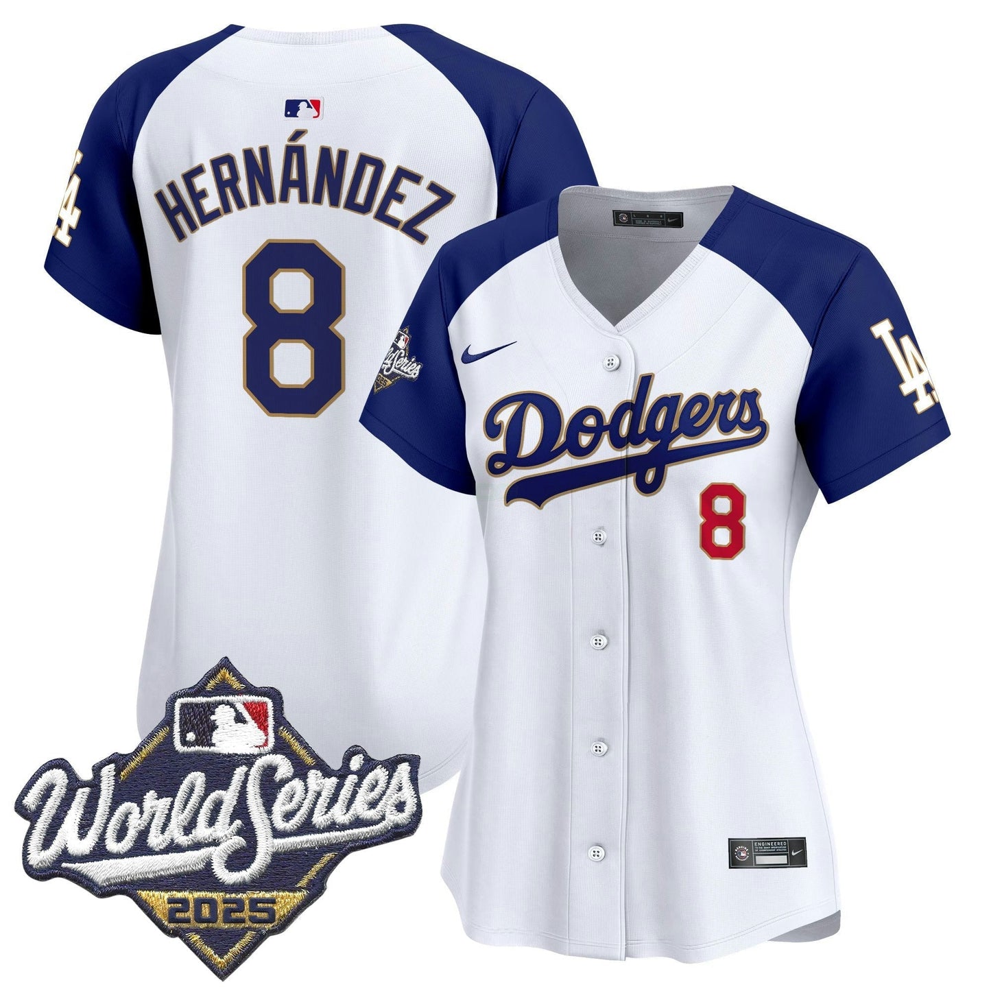 Camisa MLB Women’s 2025 World Series Dourada Trim Vapor Premier Limited Jersey