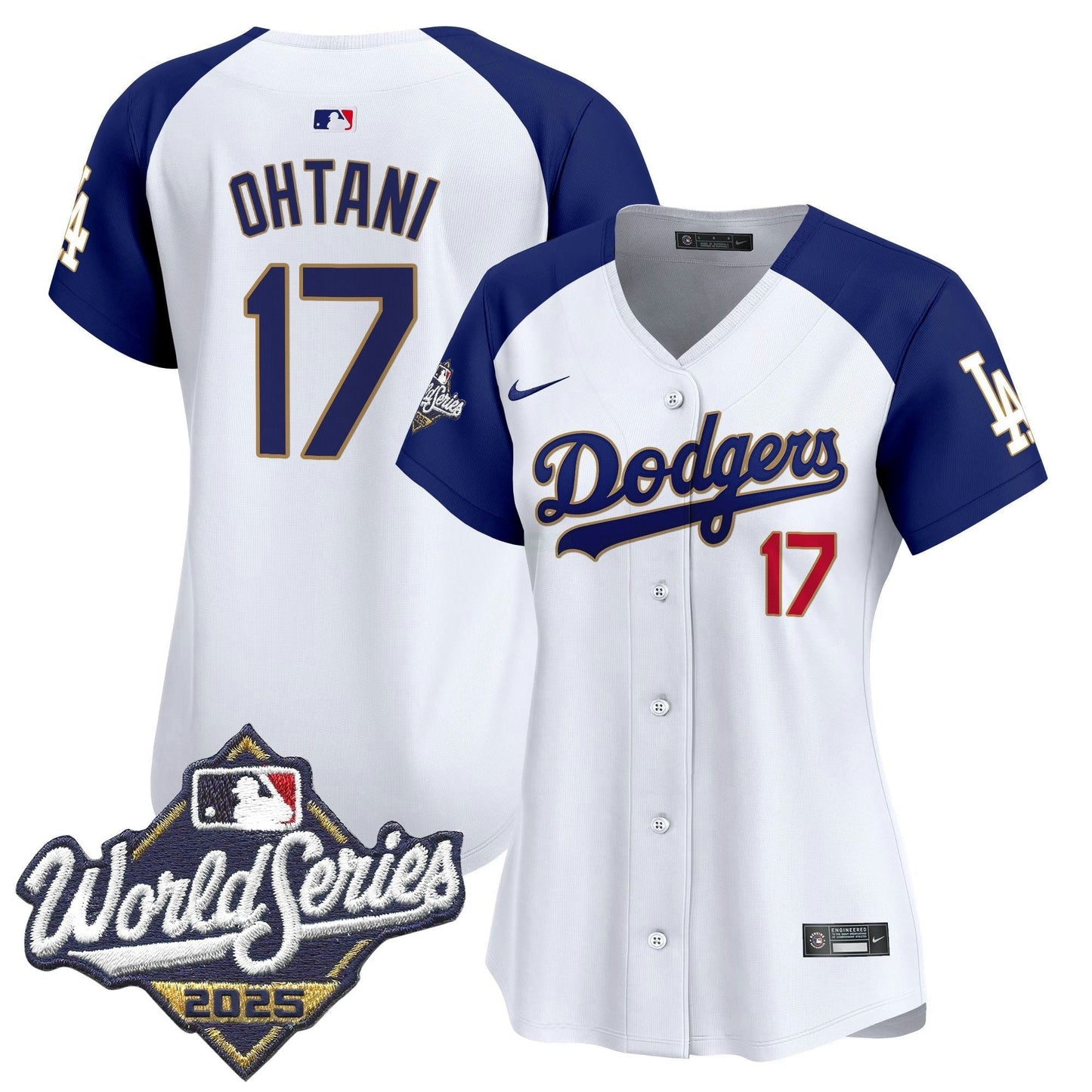 Camisa MLB Women’s 2025 World Series Dourada Trim Vapor Premier Limited Jersey