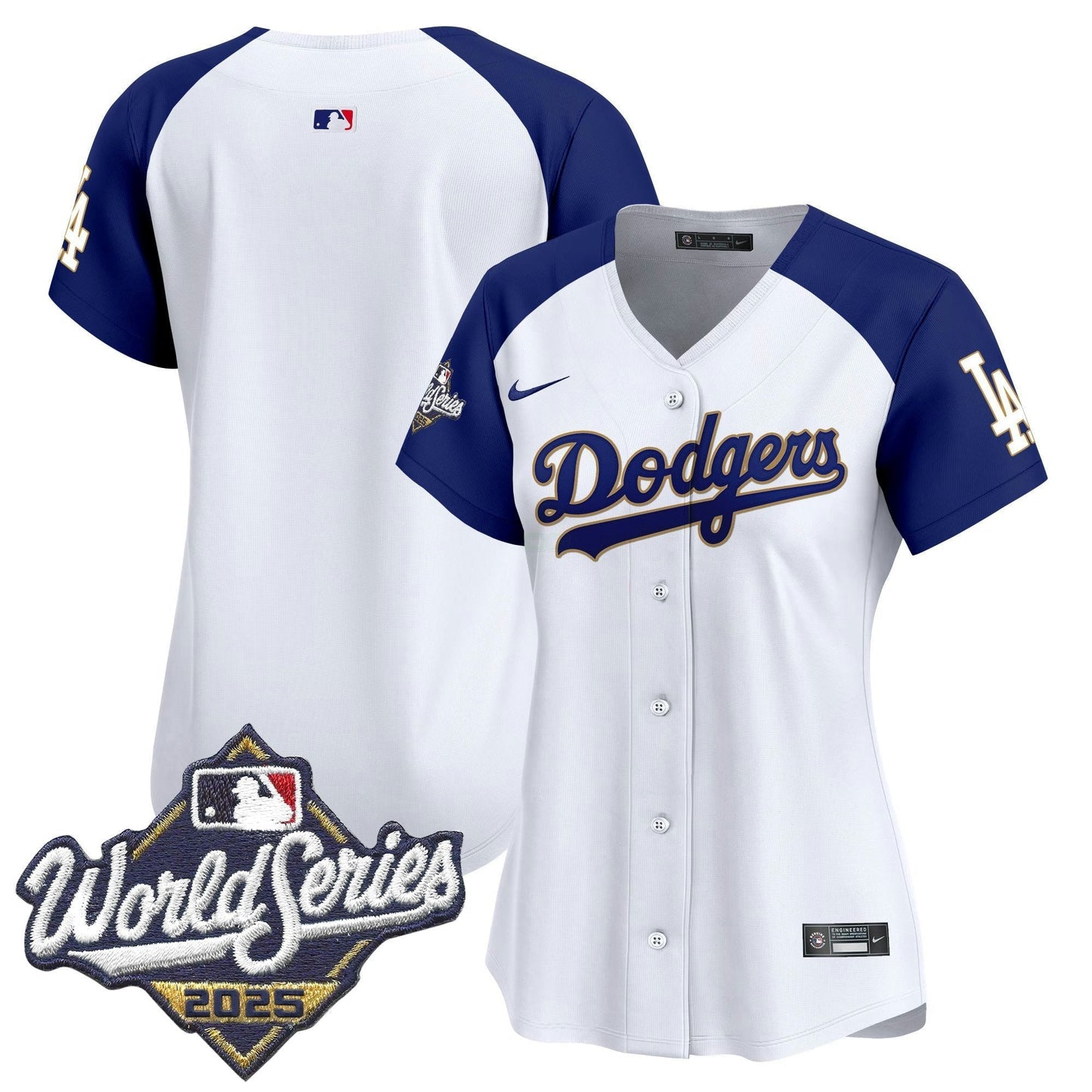 Camisa MLB Women’s 2025 World Series Dourada Trim Vapor Premier Limited Jersey